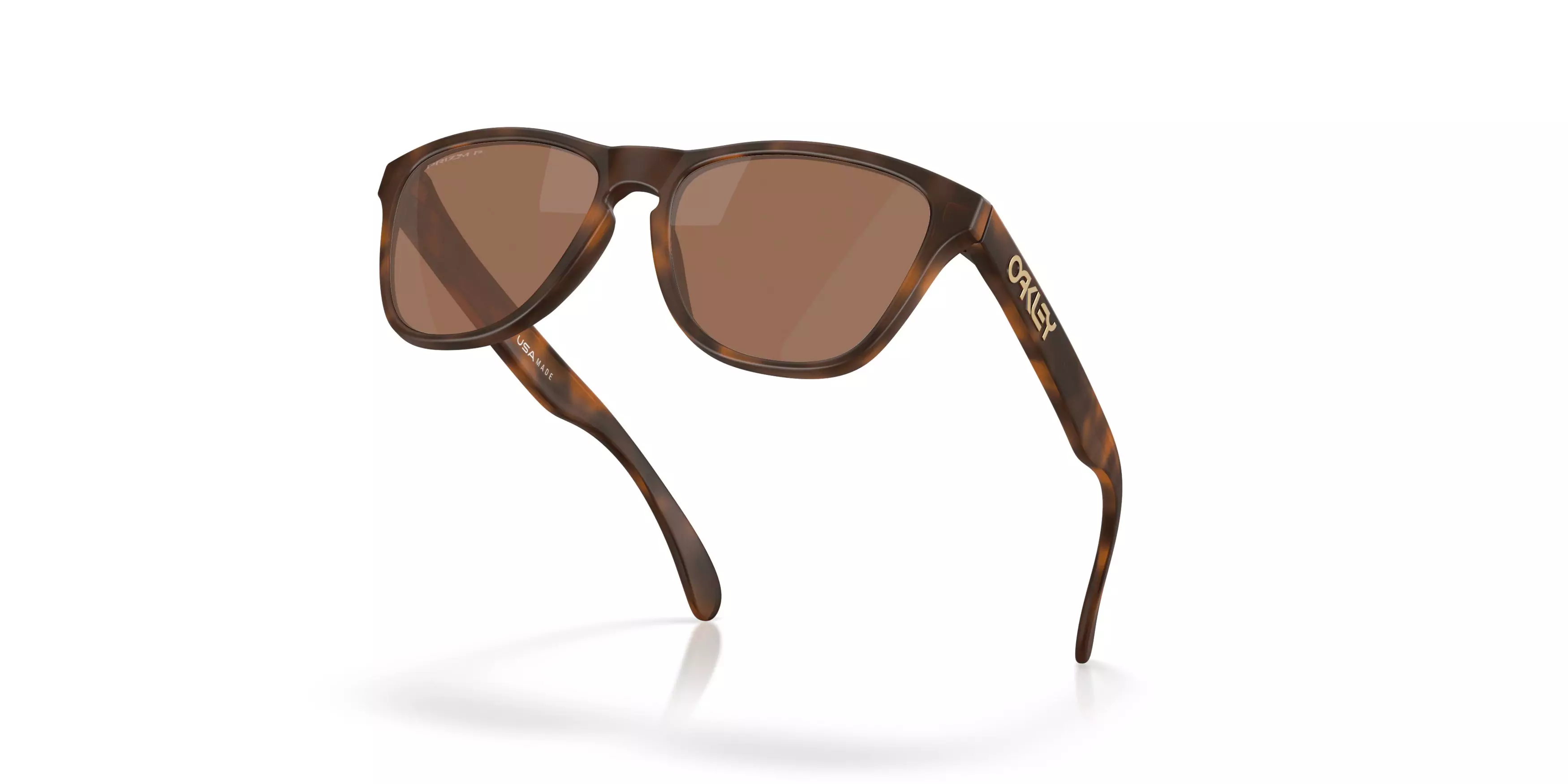 Oakley Frogskins S Prizm Tungsten Sunglasses - Matte Tortoise - BROWN