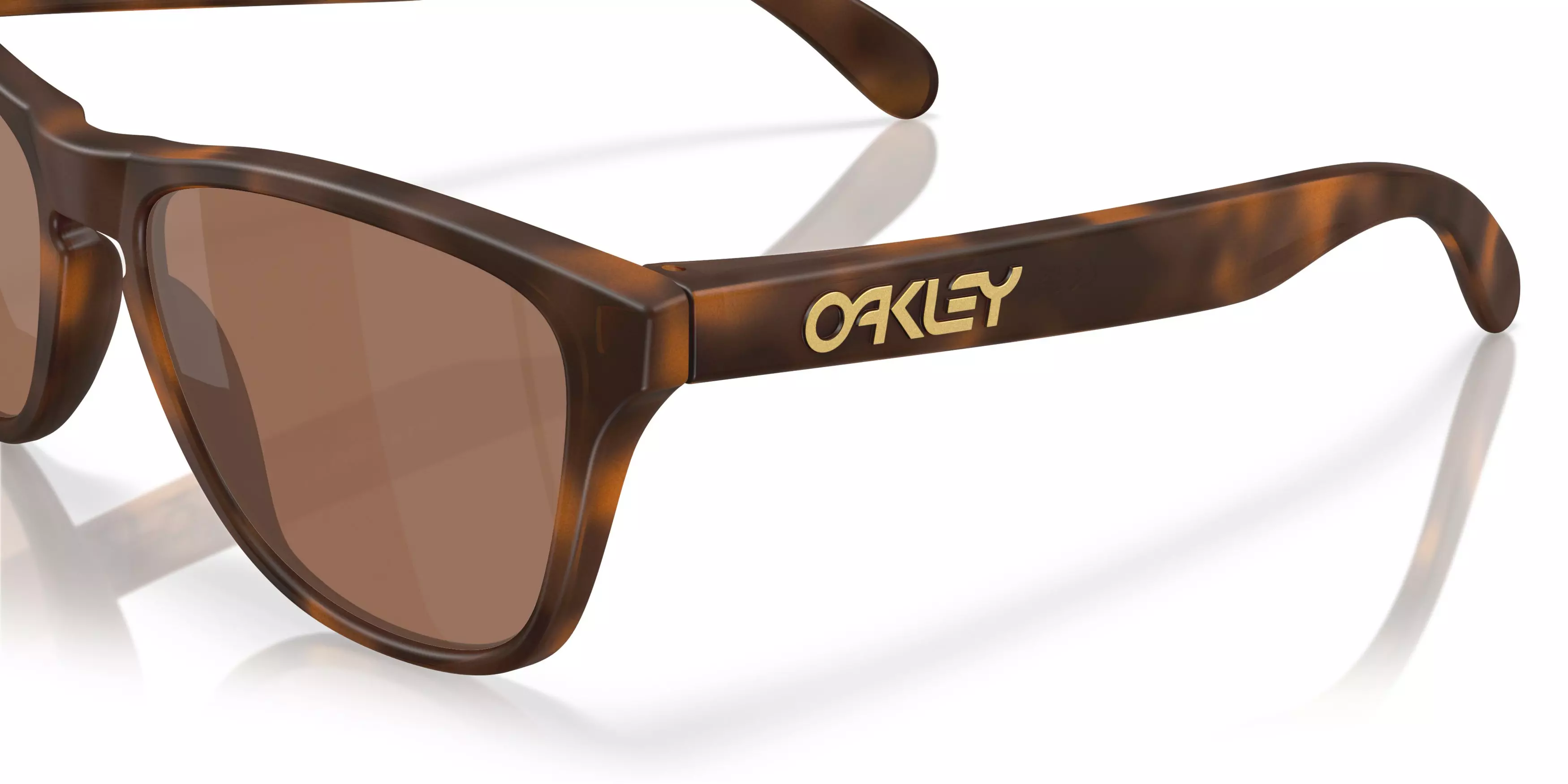 Oakley Frogskins S Prizm Tungsten Sunglasses - Matte Tortoise - BROWN