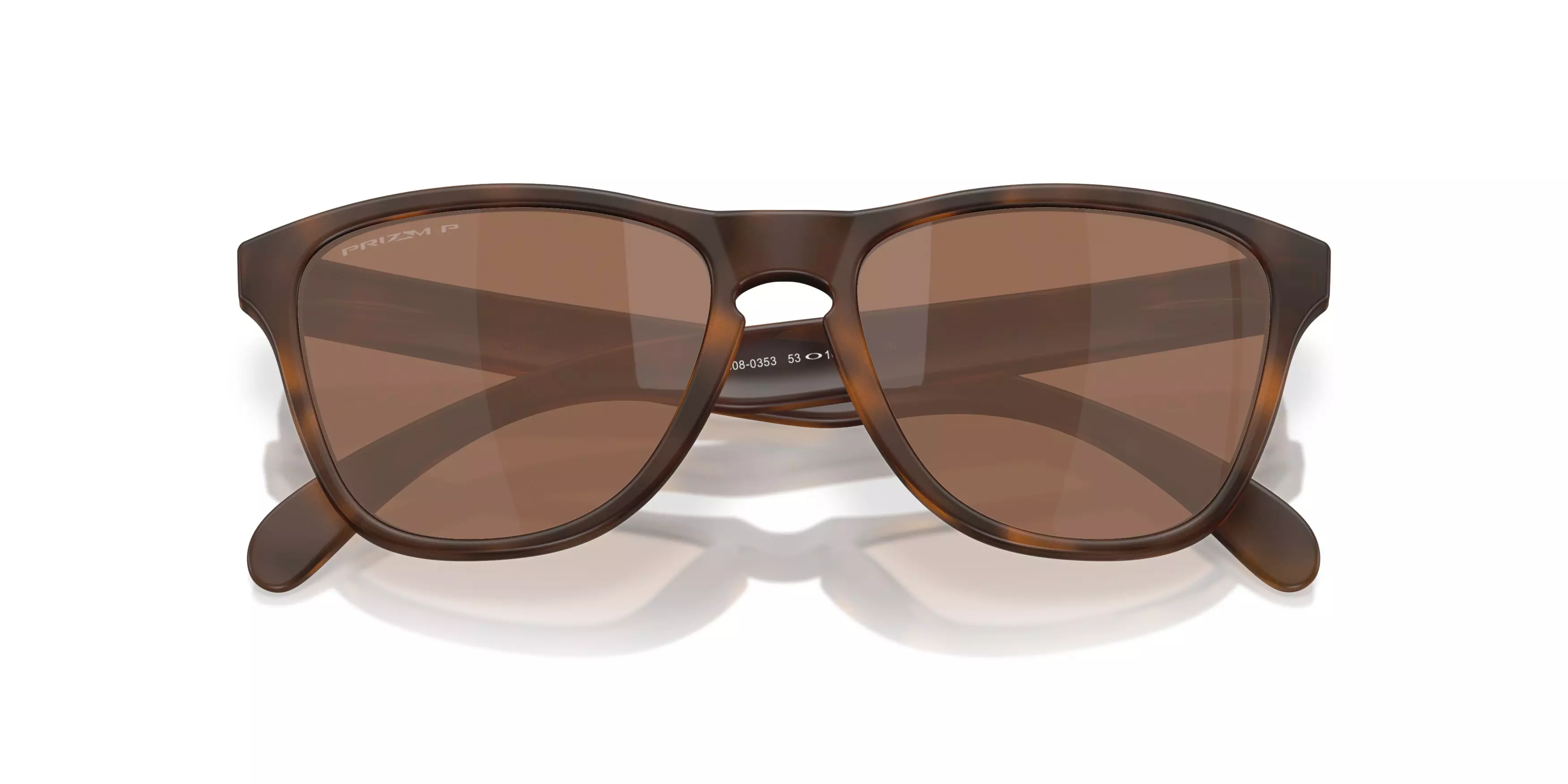 Oakley Frogskins S Prizm Tungsten Sunglasses - Matte Tortoise - BROWN