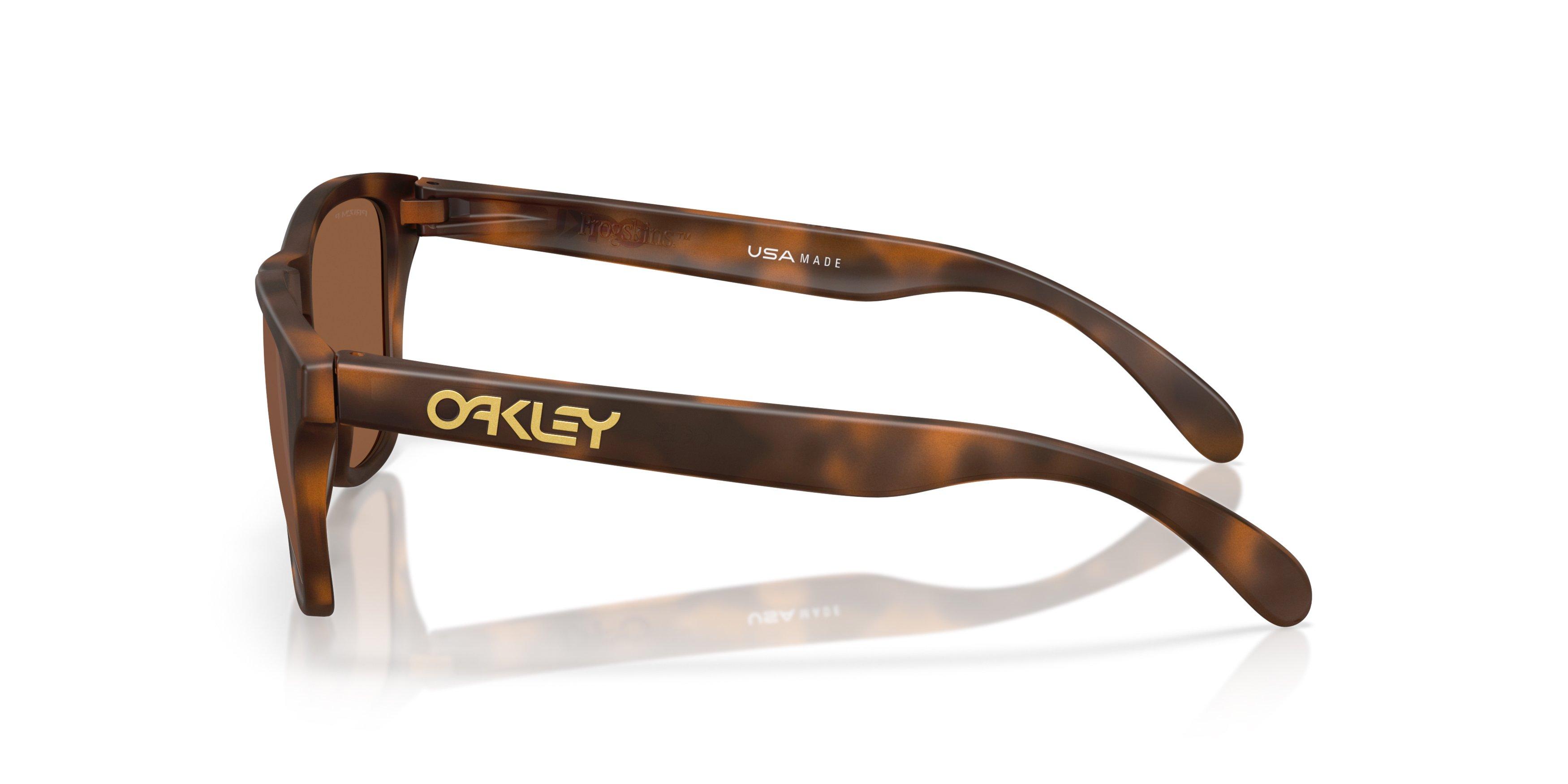 Oakley Frogskins S Prizm Tungsten Sunglasses - Matte Tortoise - BROWN Thumbnail View 8