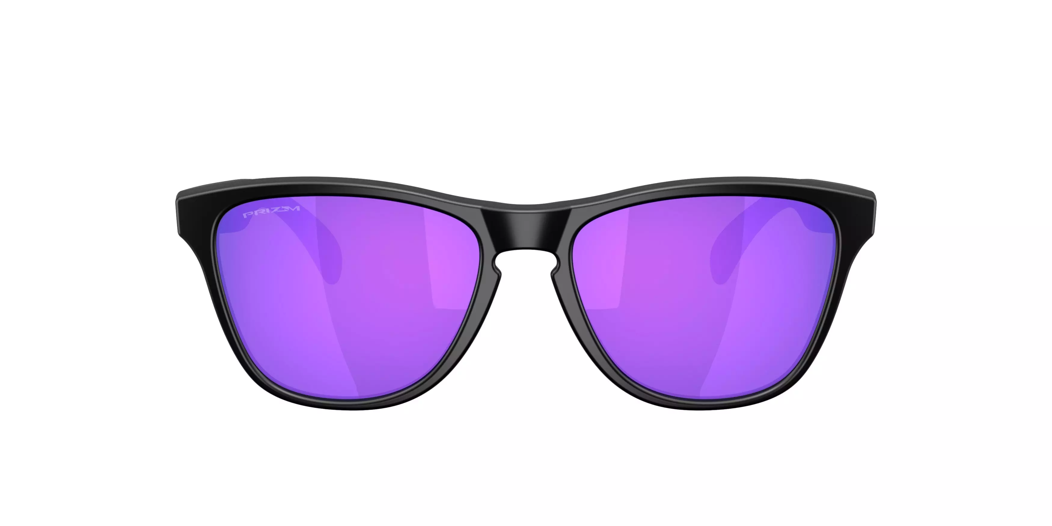 Oakley Frogskins S Prizm Violet Sunglasses - Matte Black - BLACK/VIOLET