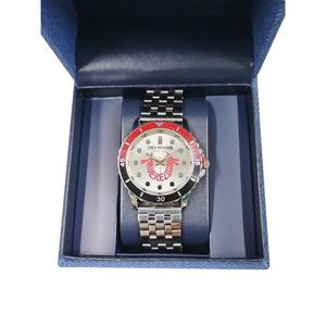 True Religion Men's Round Two-Tone Bezel Watch - Silver
