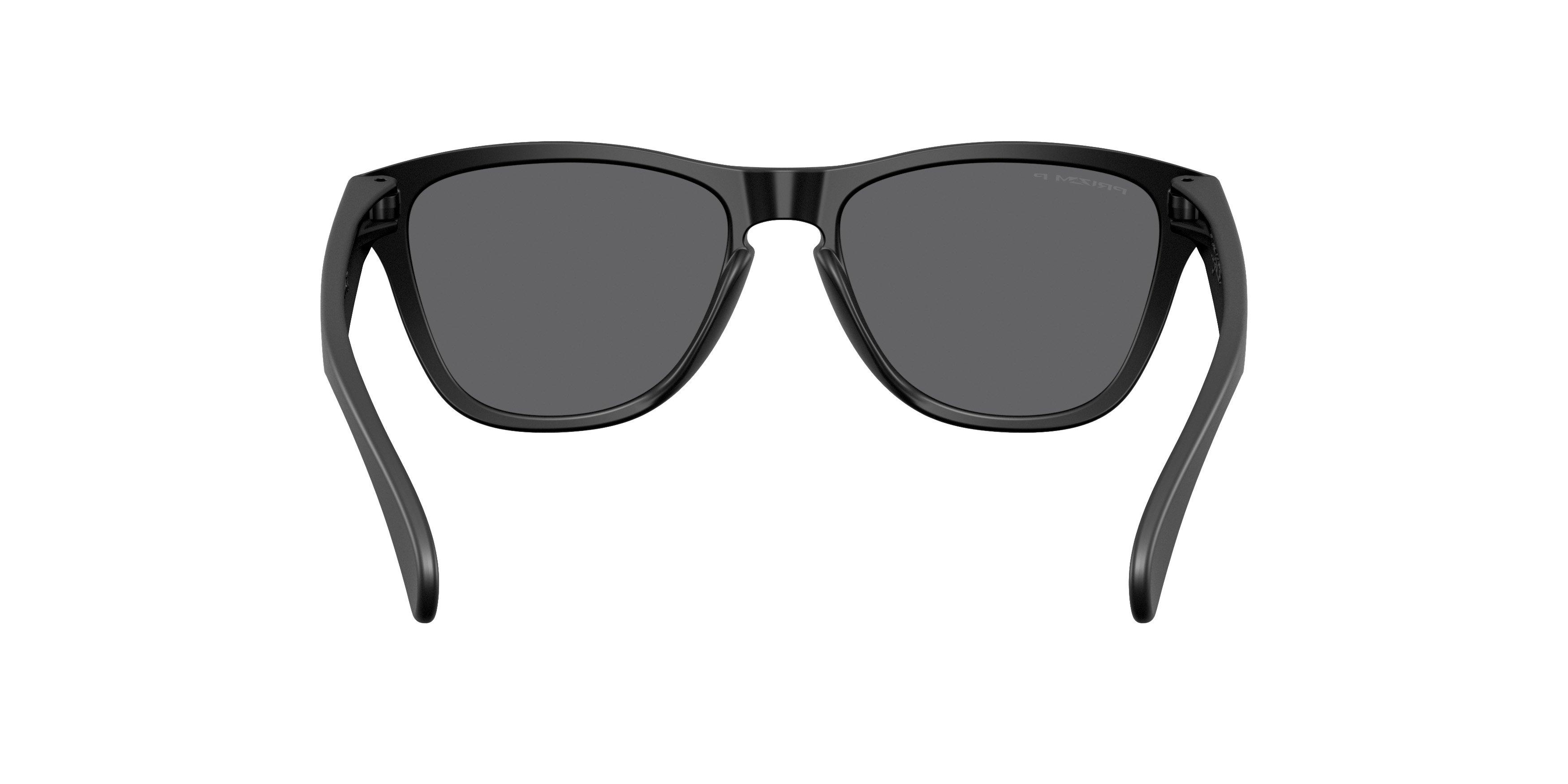 Oakley Frogskins S Prizm Black Polarized Sunglasses - Matte Black - BLACK Thumbnail View 2