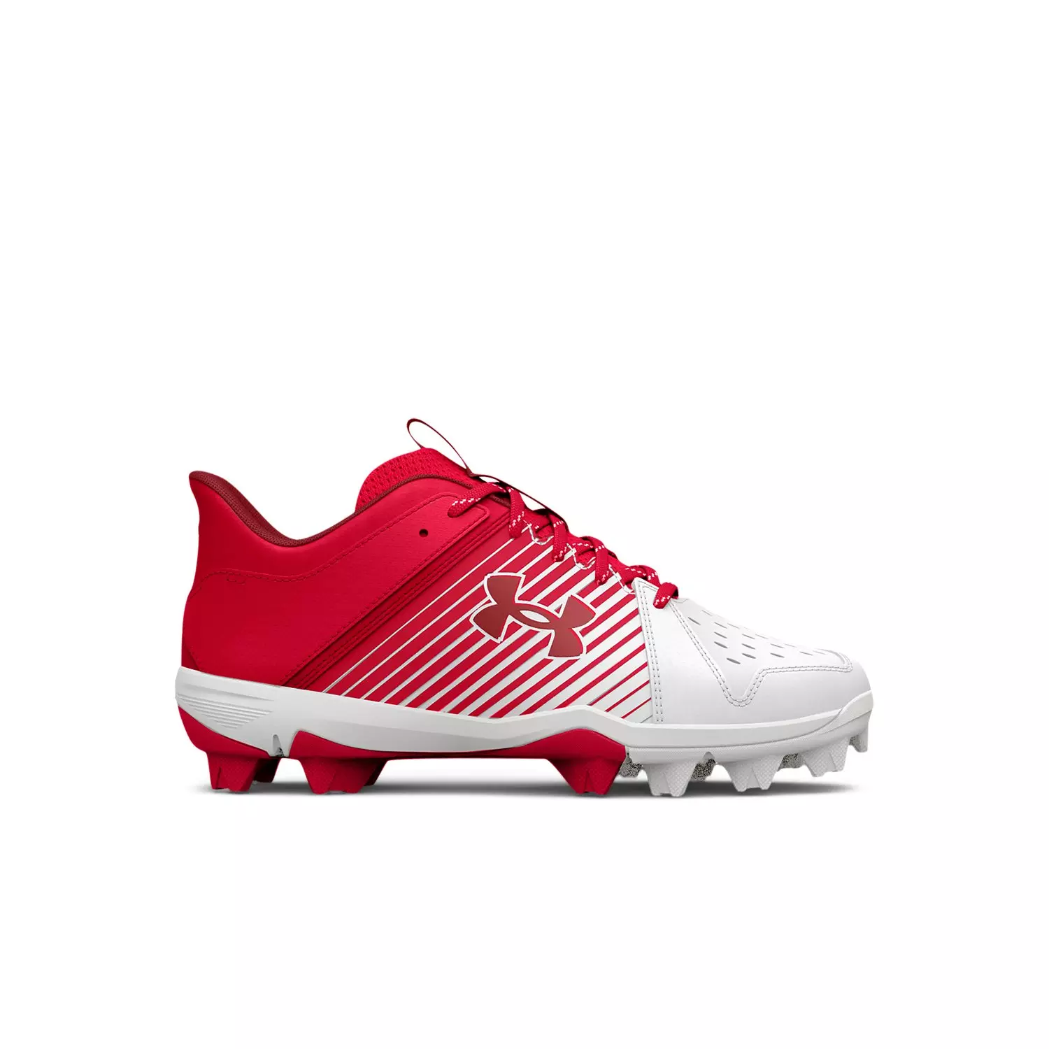 Under Armour Leadoff Low RM "Red/White" Preschool Boys' Baseball Cleat - RED/WHITE