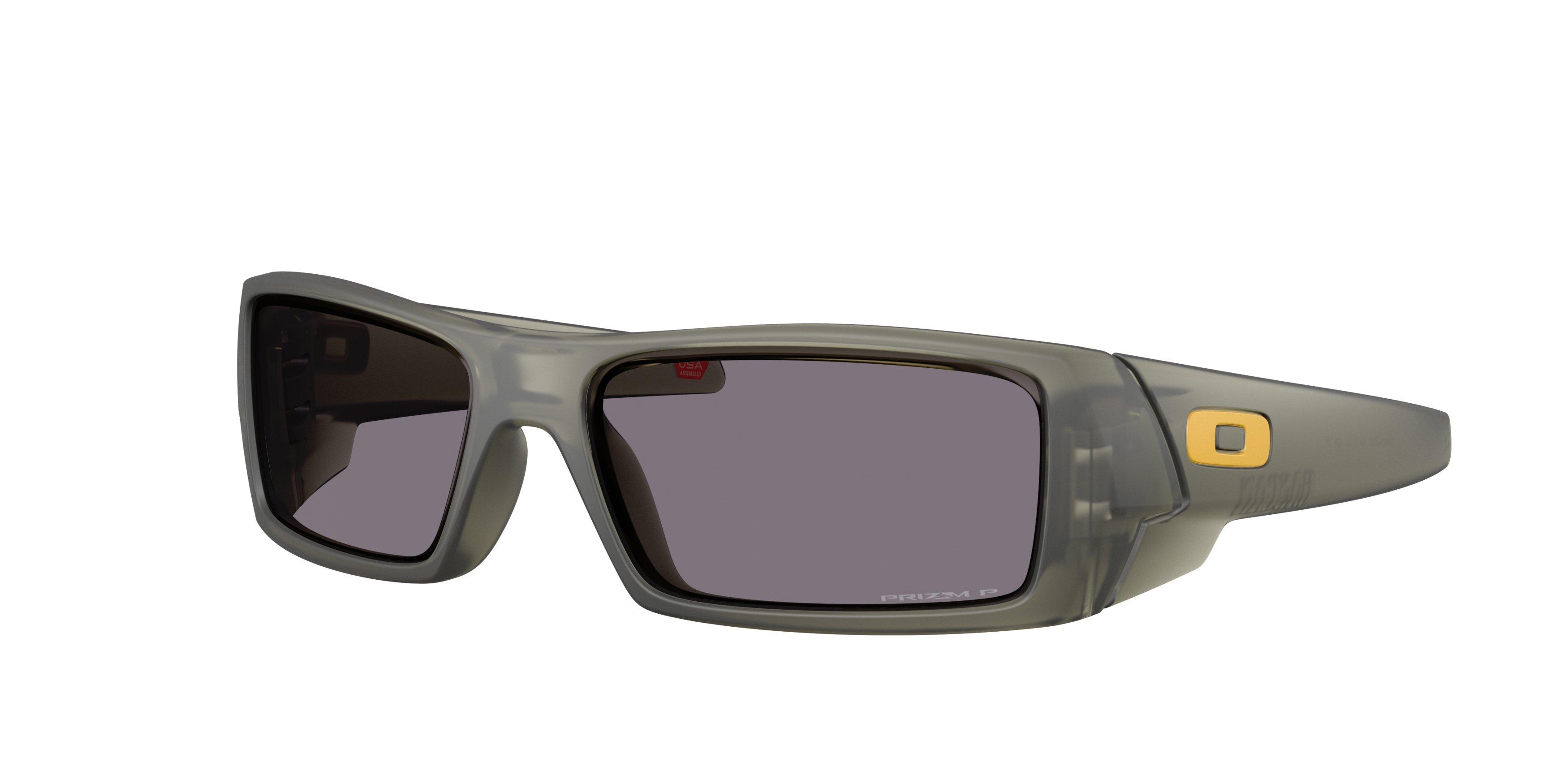 Oakley Gascan Prizm Grey Polarized Sunglasses - Transparent Olive Ink - GREEN/GREY Thumbnail View 1