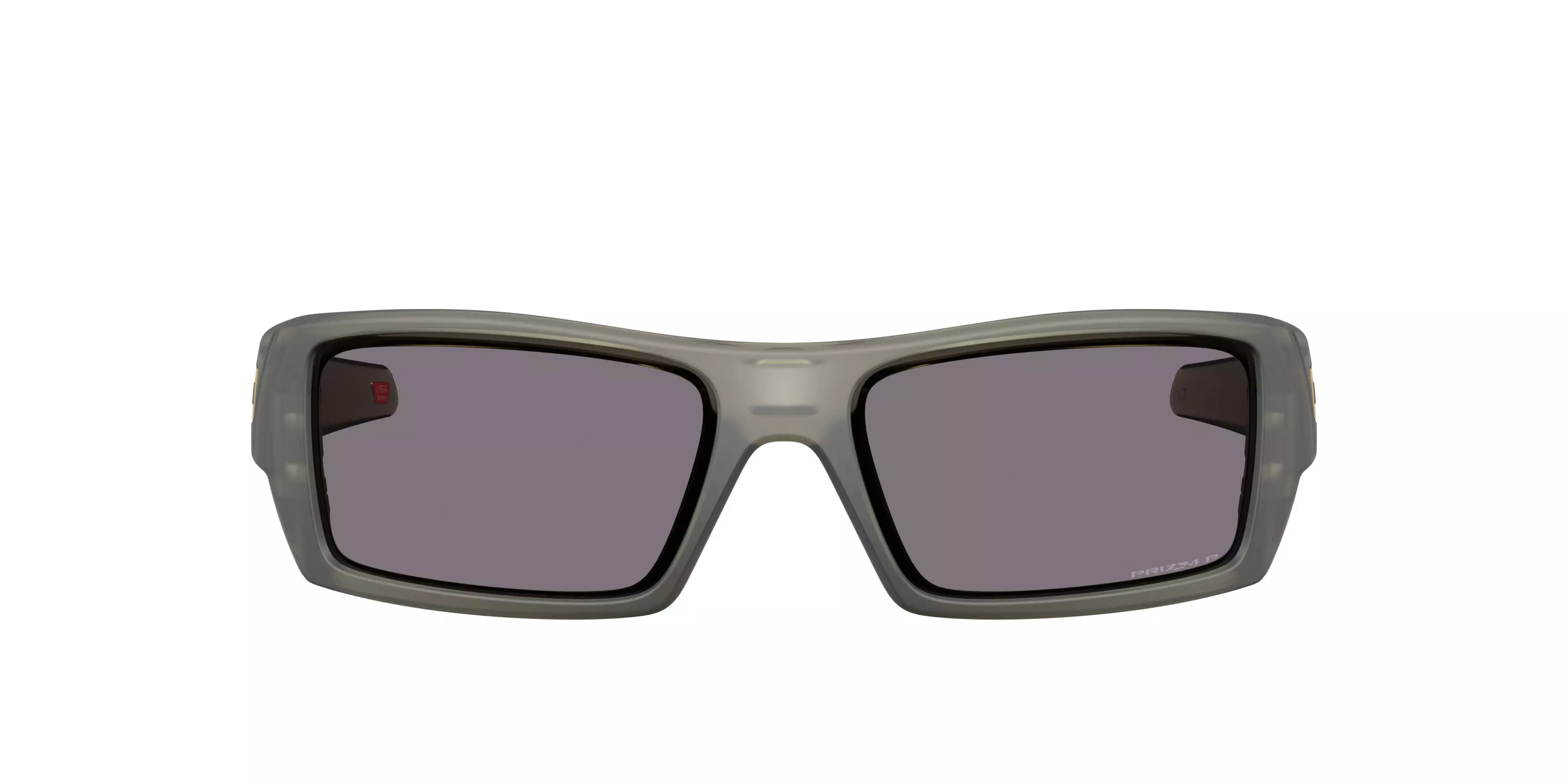 Oakley Gascan Prizm Grey Polarized Sunglasses - Transparent Olive Ink - GREEN/GREY