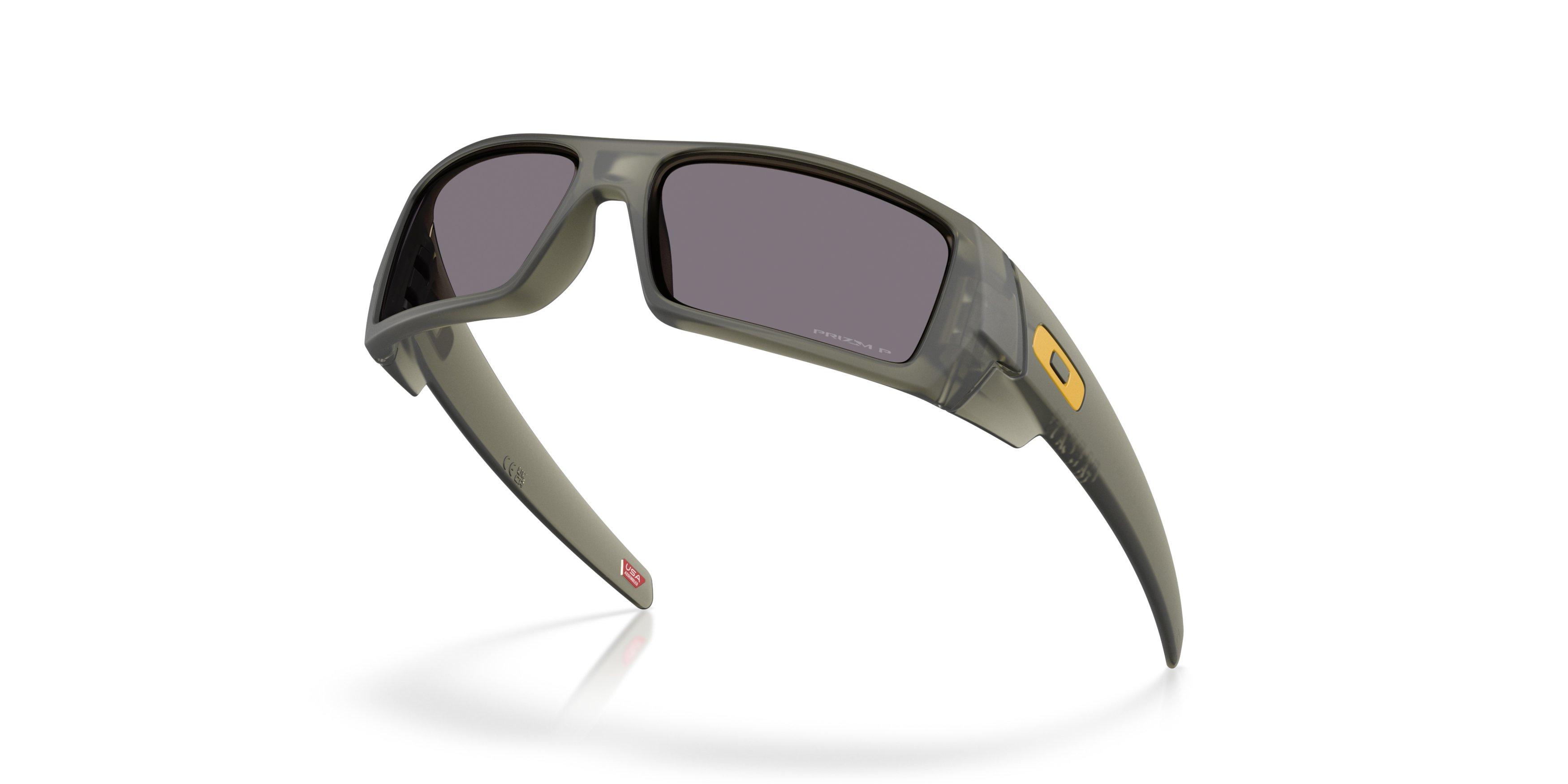 Oakley Gascan Prizm Grey Polarized Sunglasses - Transparent Olive Ink - GREEN/GREY Thumbnail View 4