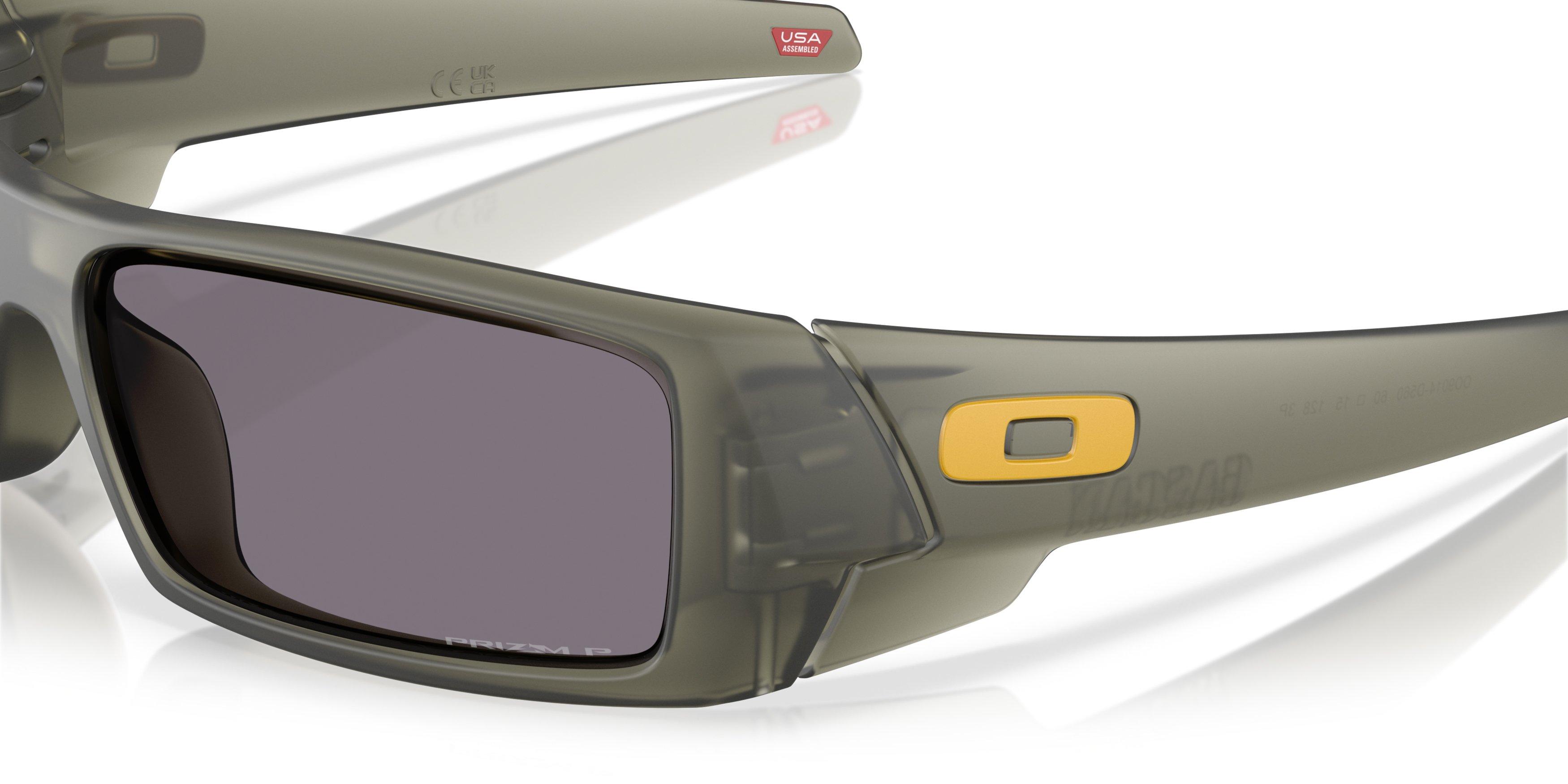 Oakley Gascan Prizm Grey Polarized Sunglasses - Transparent Olive Ink - GREEN/GREY Thumbnail View 5