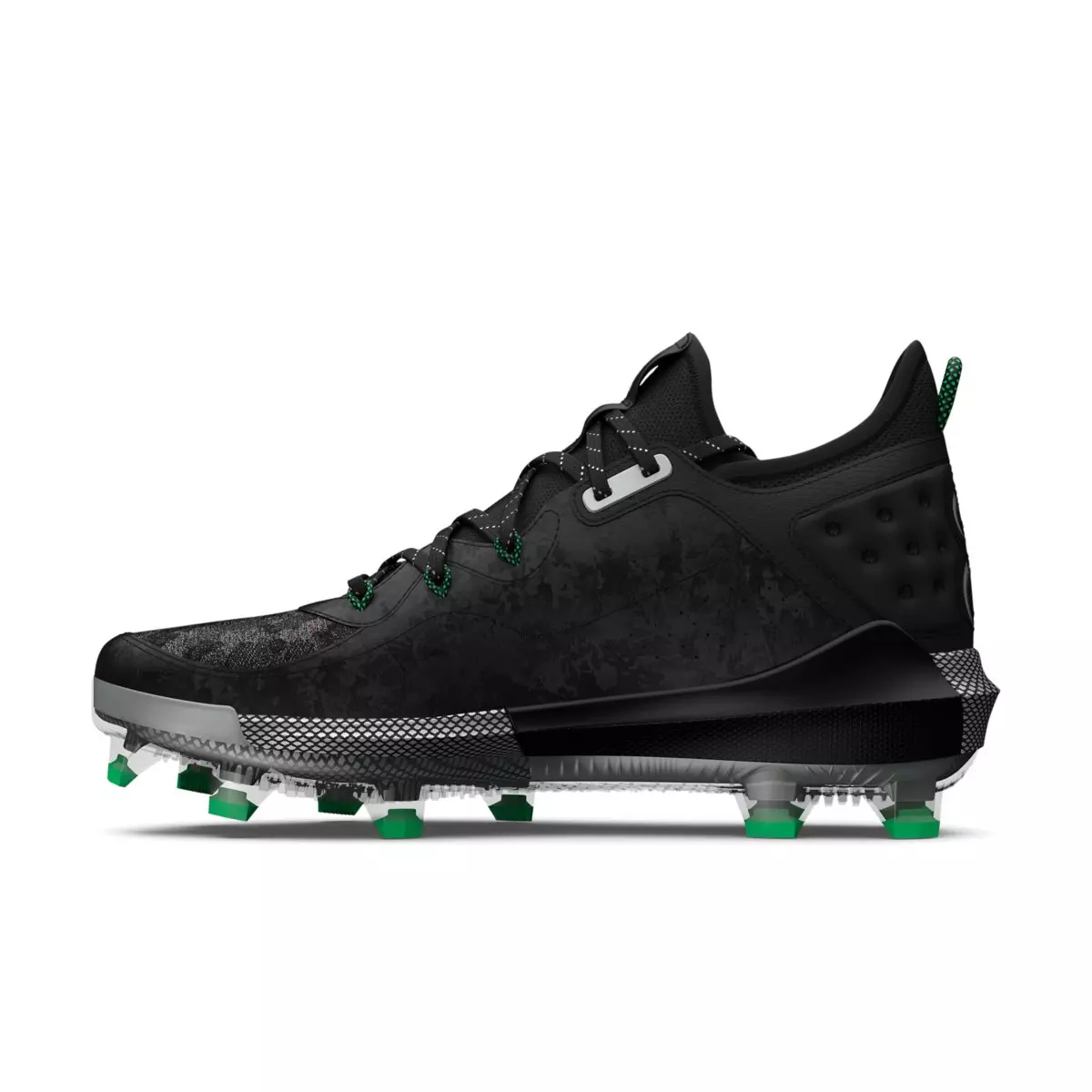 Under Armour Harper 8 Elite TPU "Black/Metallic Silver" Men's Baseball Cleat - BLACK/SILVER