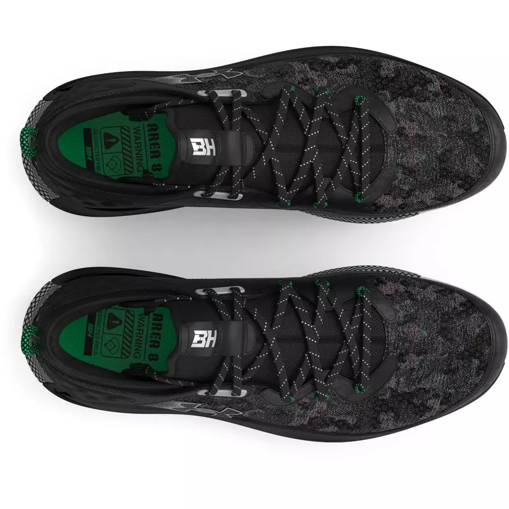 Under Armour Harper 8 Elite TPU "Black/Metallic Silver" Men's Baseball Cleat - BLACK/SILVER