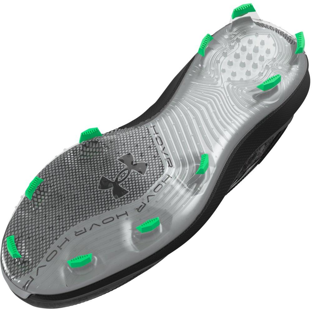 Under Armour Harper 8 Elite TPU "Black/Metallic Silver" Men's Baseball Cleat - BLACK/SILVER Thumbnail View 5