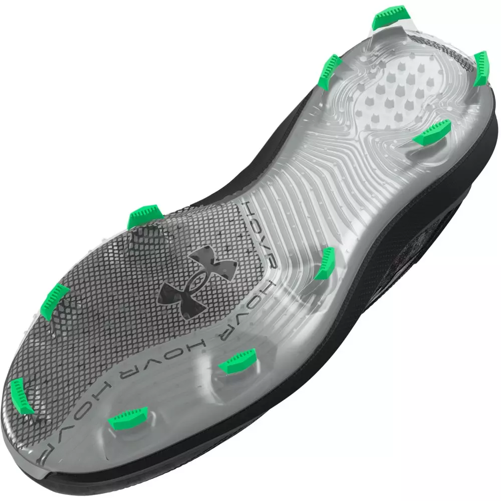 Under Armour Harper 8 Elite TPU "Black/Metallic Silver" Men's Baseball Cleat - BLACK/SILVER