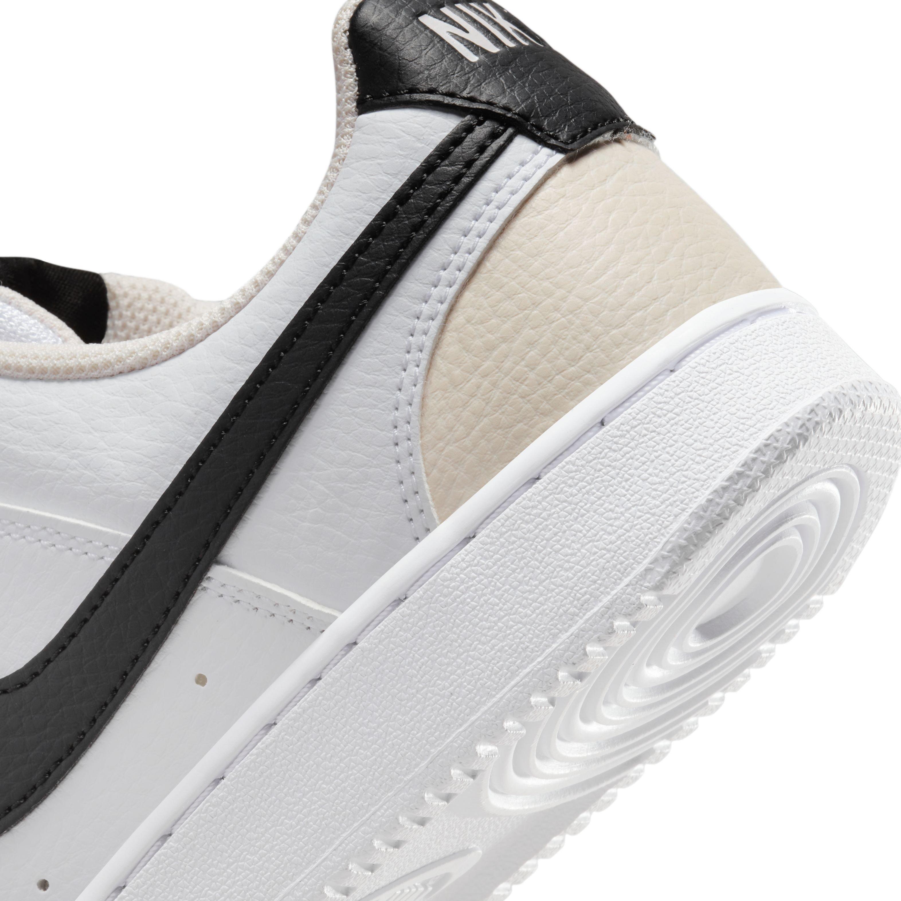 Nike Court Vision Low "White/Light Soft Pink/Black" Women's Shoe - WHITE/LT PINK/BLACK Thumbnail View 8