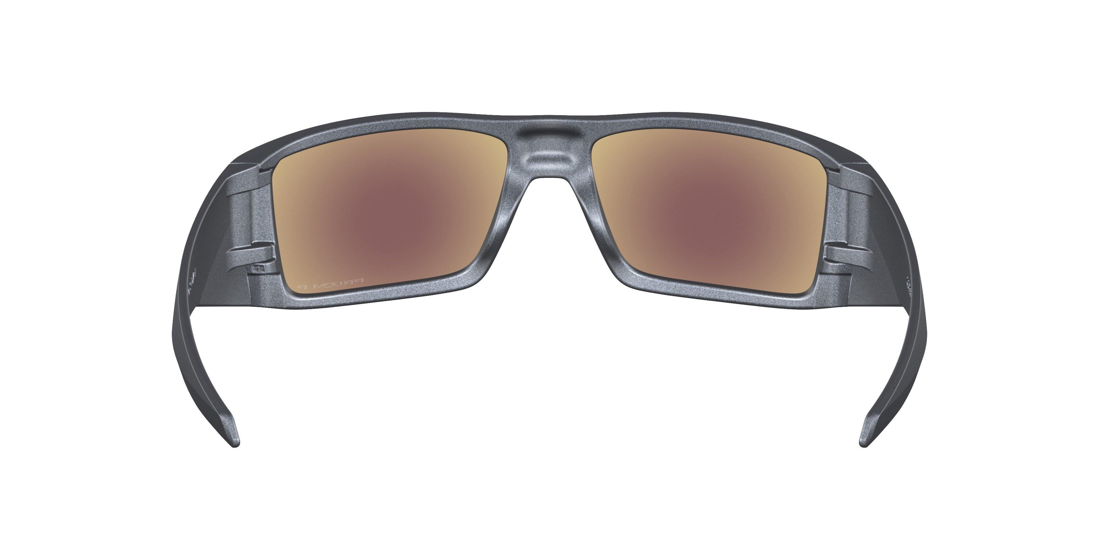 Oakley Heliostat Prizm Sapphire Polarized Sunglasses - Blue Steel - BLUE Thumbnail View 2