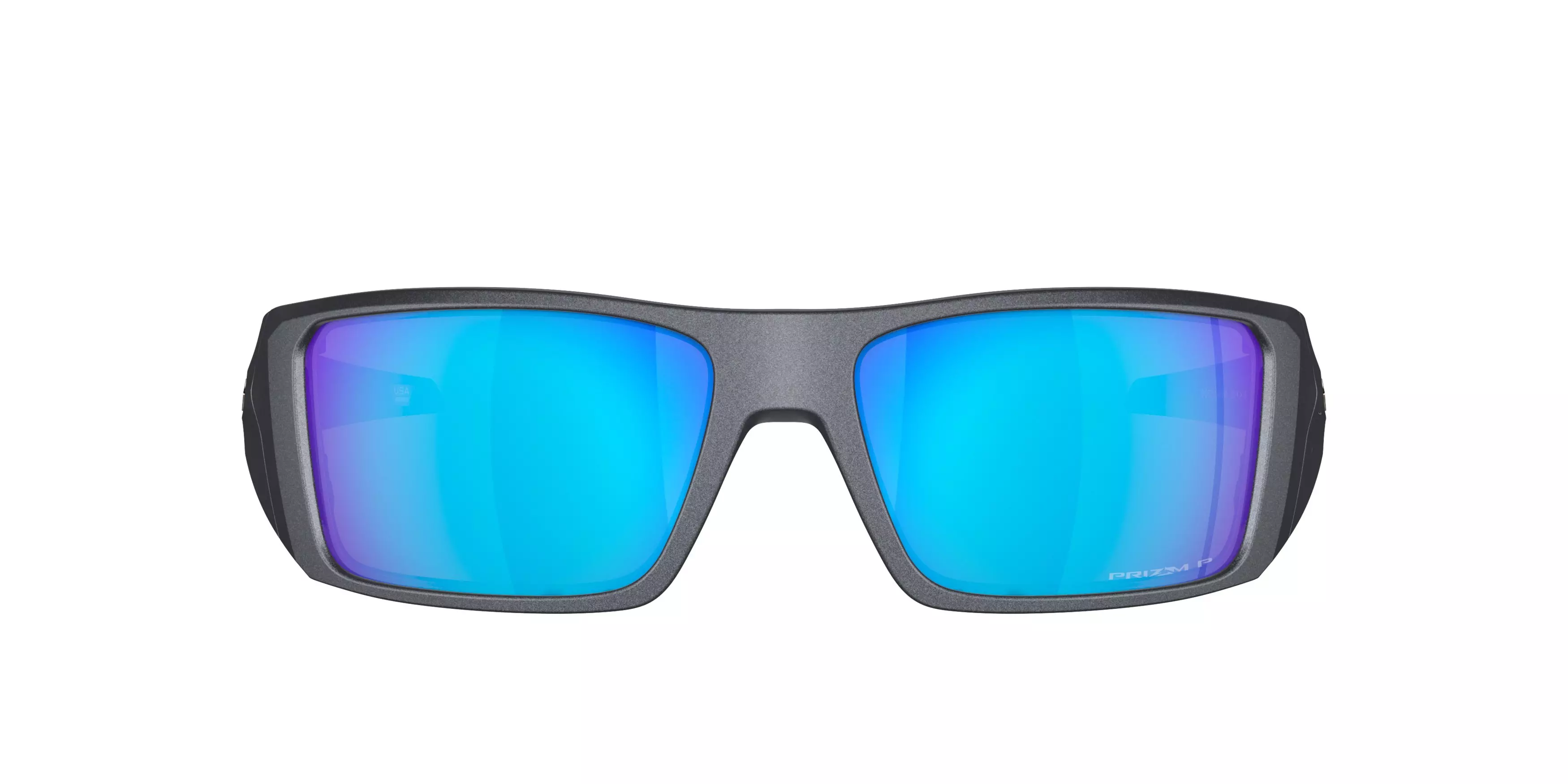 Oakley Heliostat Prizm Sapphire Polarized Sunglasses - Blue Steel - BLUE