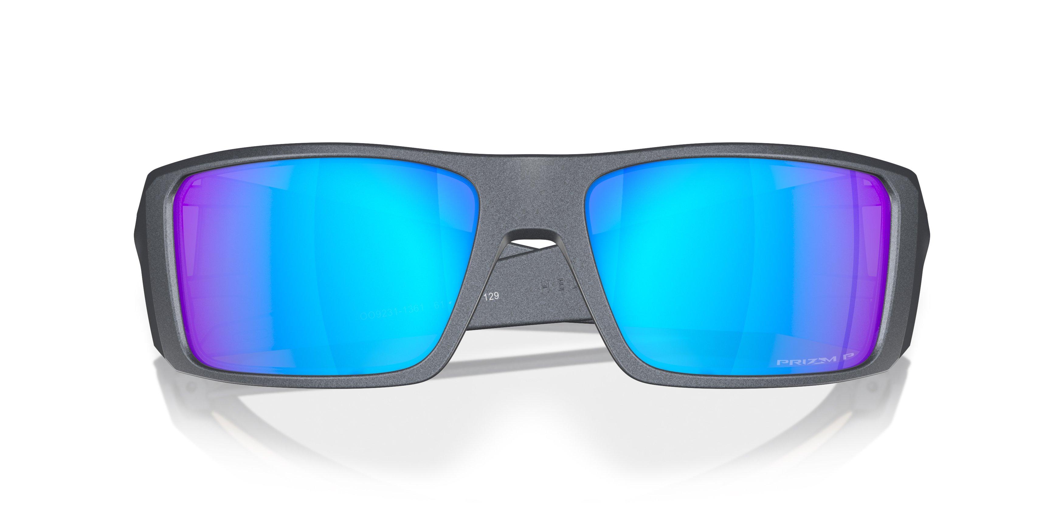 Oakley Heliostat Prizm Sapphire Polarized Sunglasses - Blue Steel - BLUE Thumbnail View 7