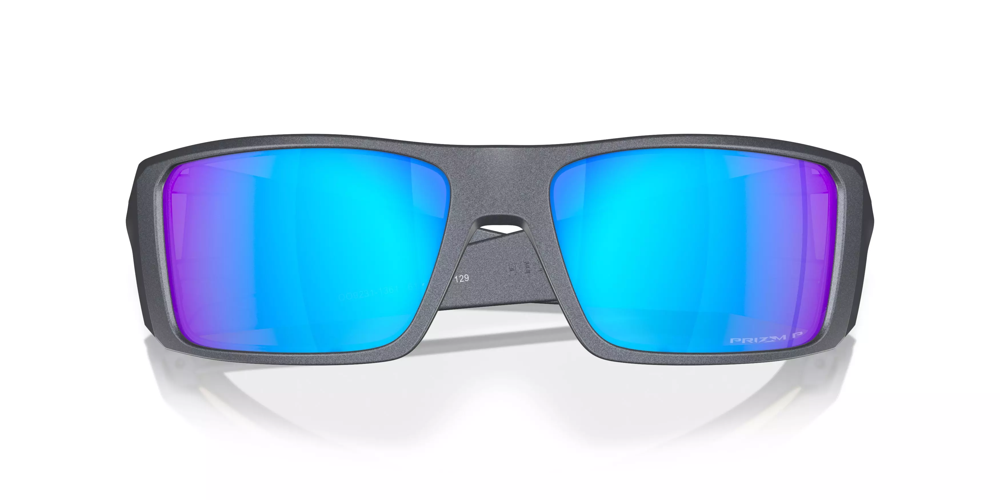 Oakley Heliostat Prizm Sapphire Polarized Sunglasses - Blue Steel - BLUE