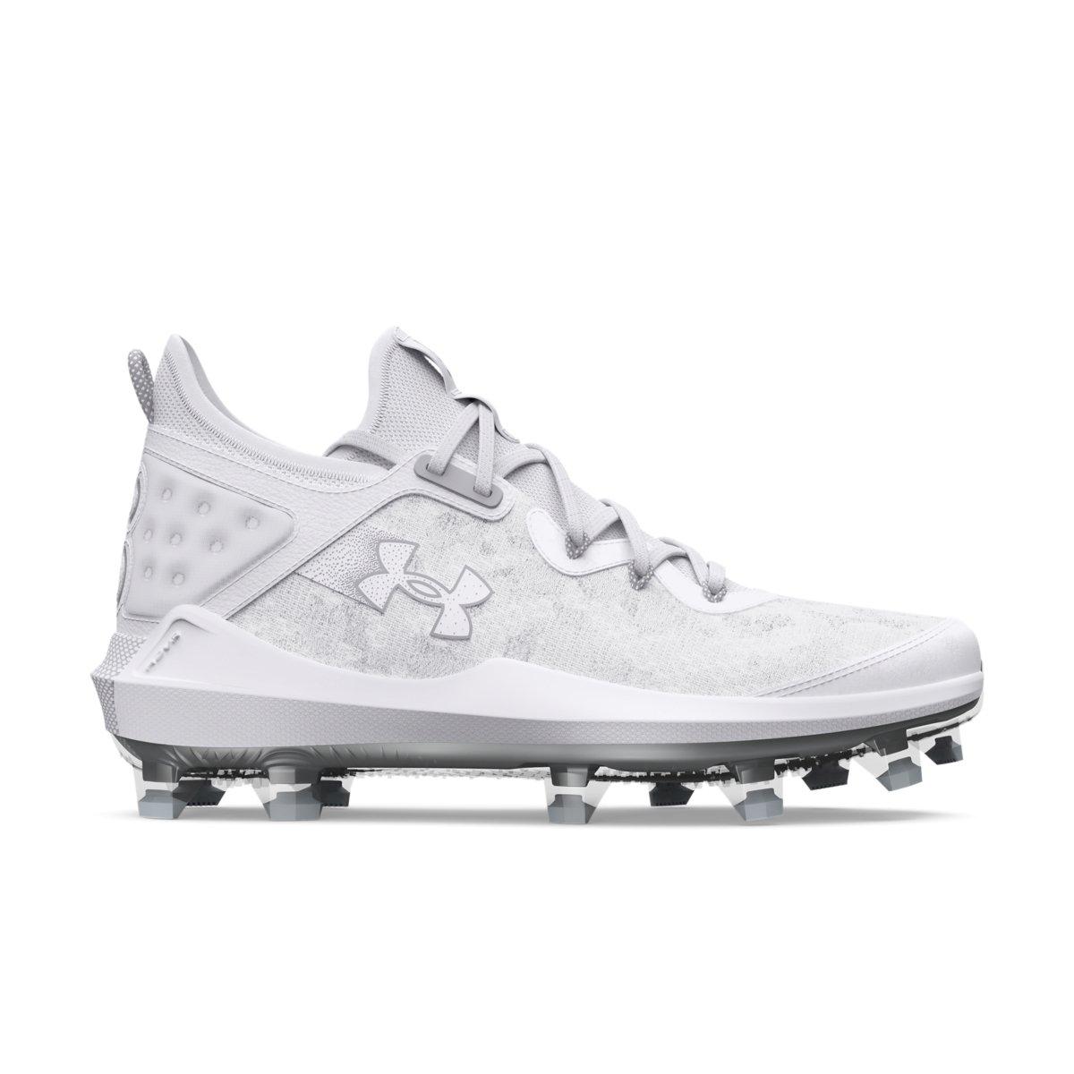 Under Armour Harper 8 Elite TPU "White/Baseball Gray" Men's Baseball Cleat Hibbett City Gear