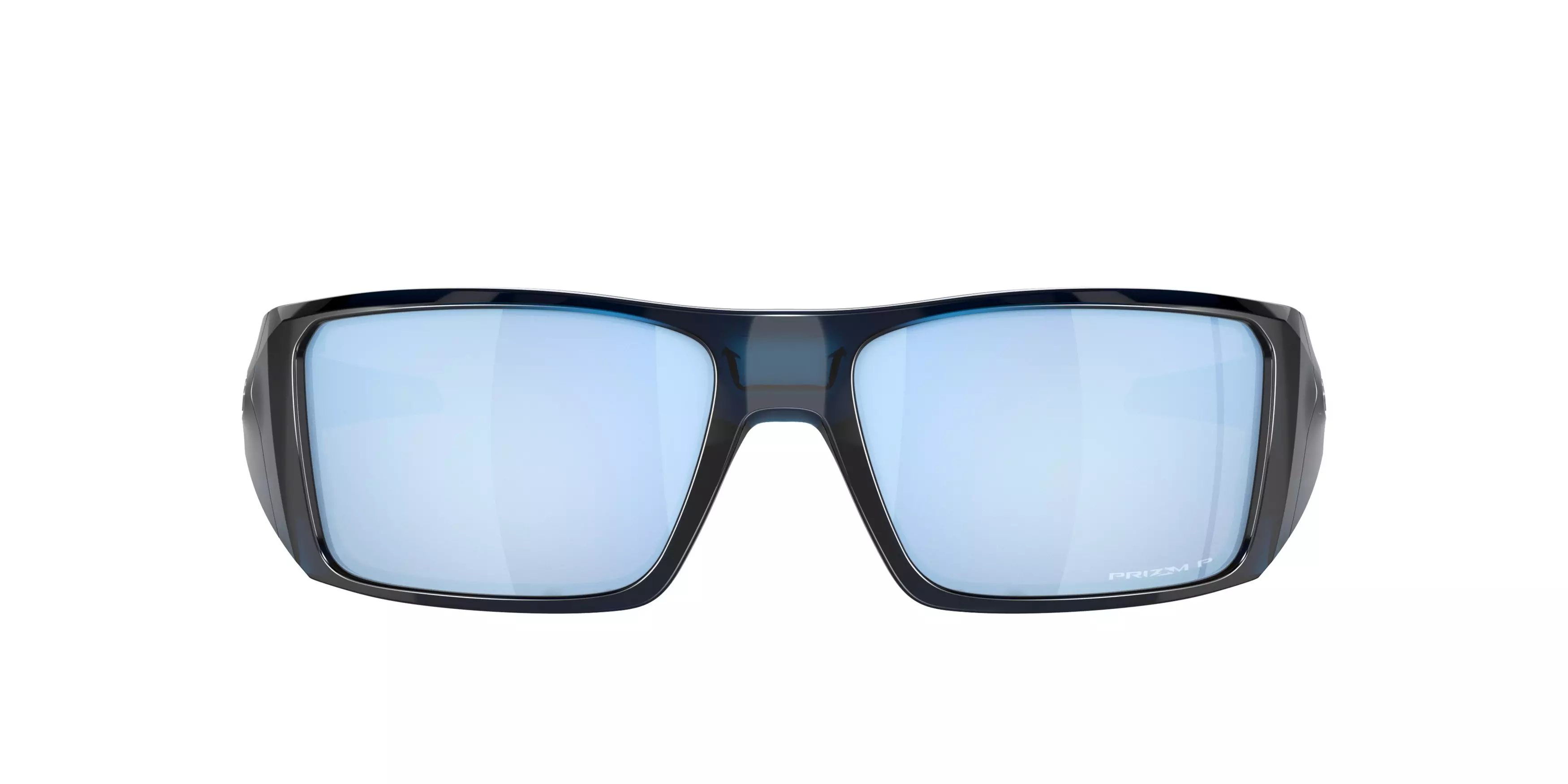 Oakley Heliostat Prizm Deep Water Polarized Sunglasses - Transparent Poseidon - BLUE