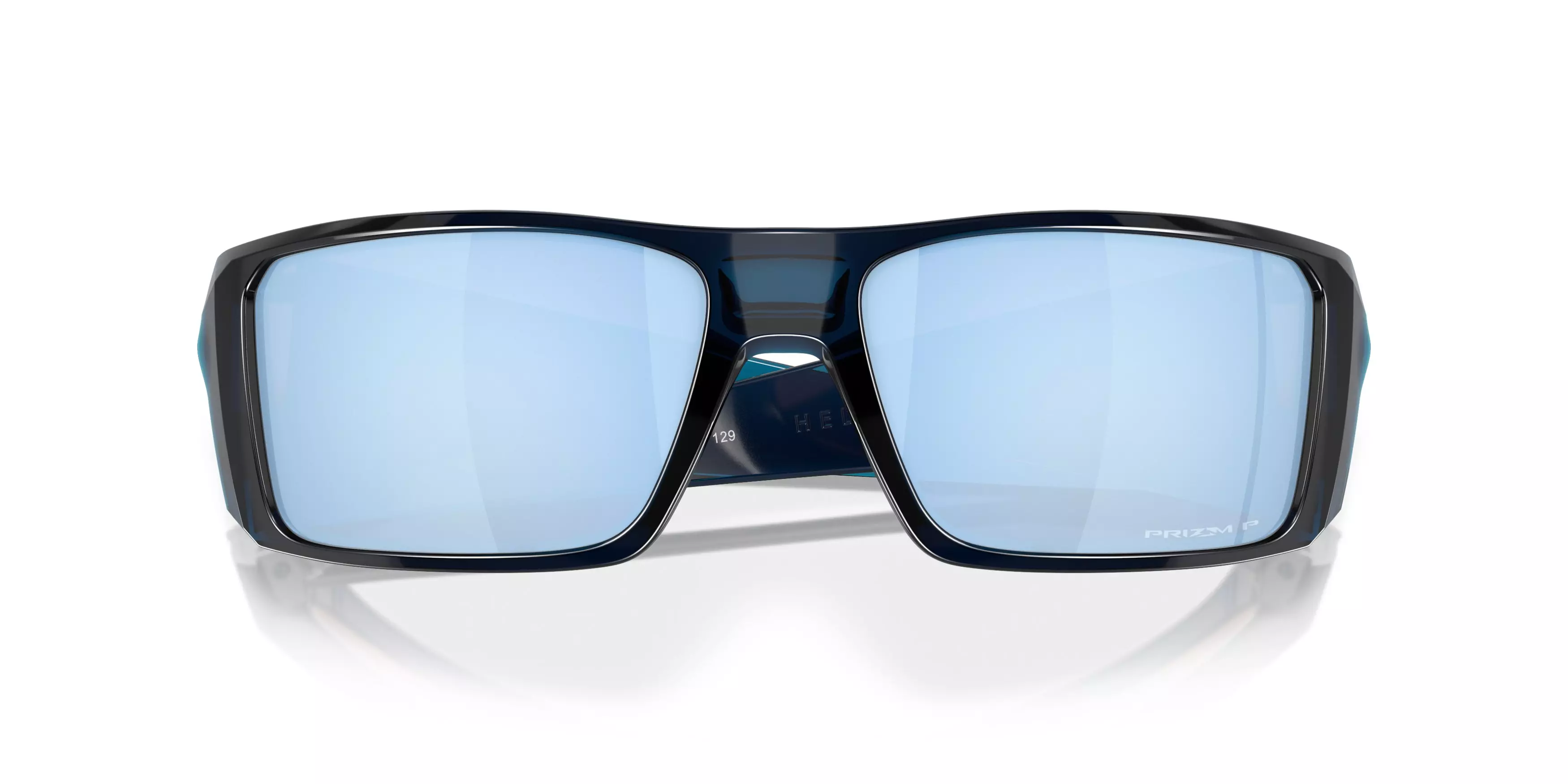 Oakley Heliostat Prizm Deep Water Polarized Sunglasses - Transparent Poseidon - BLUE