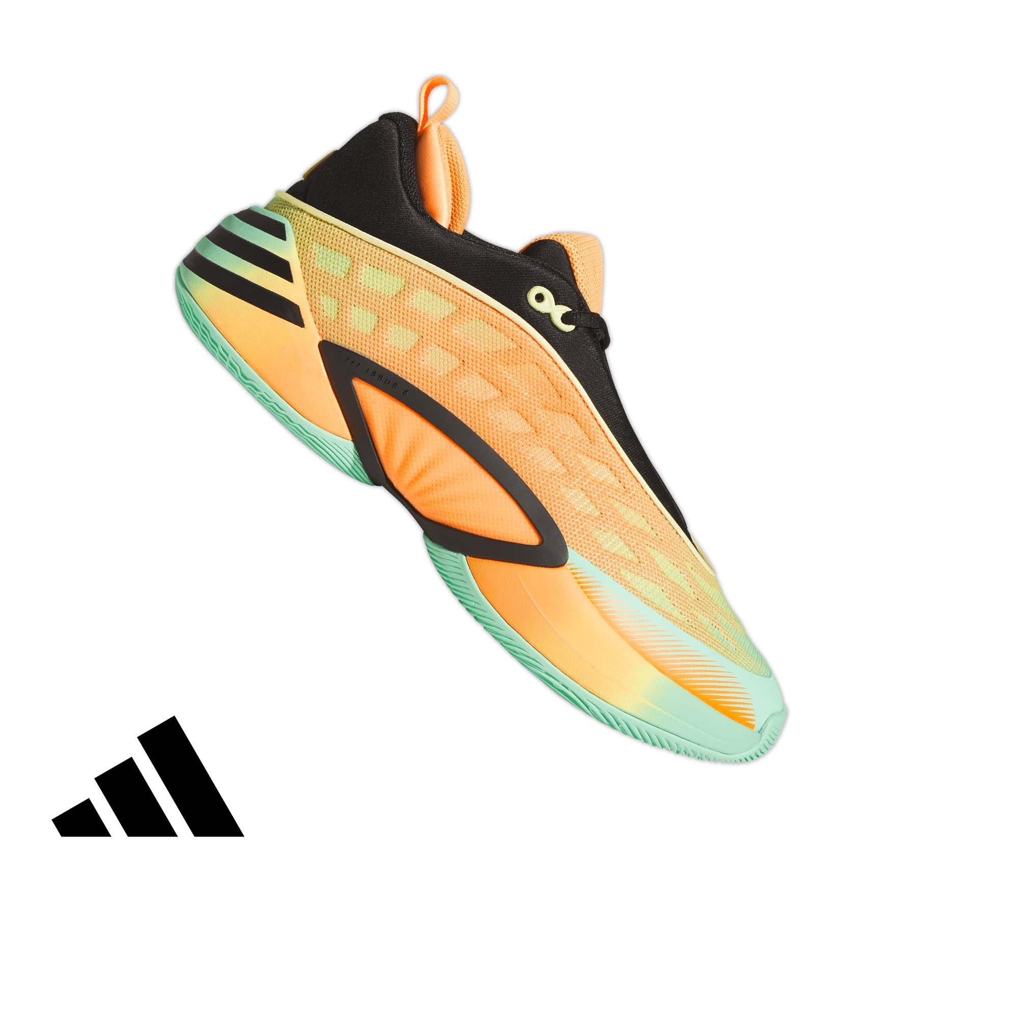 adidas D.O.N. Issue 8 "Lucid Tangerine" Men's Basketball Shoe - LUCID TANGERINE/CORE BLACK/PULSE MINT