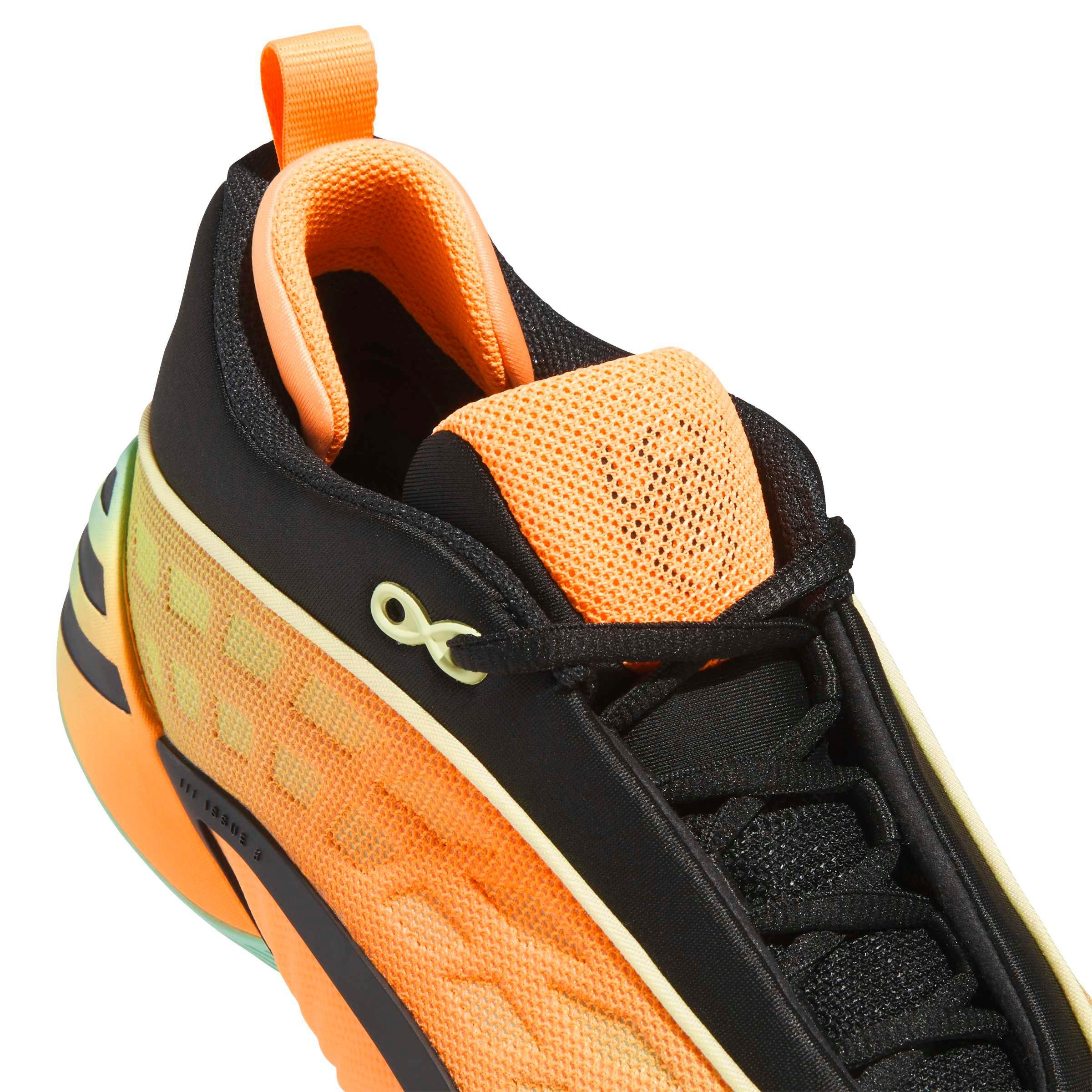 adidas D.O.N. Issue 8 "Lucid Tangerine" Men's Basketball Shoe - LUCID TANGERINE/CORE BLACK/PULSE MINT
