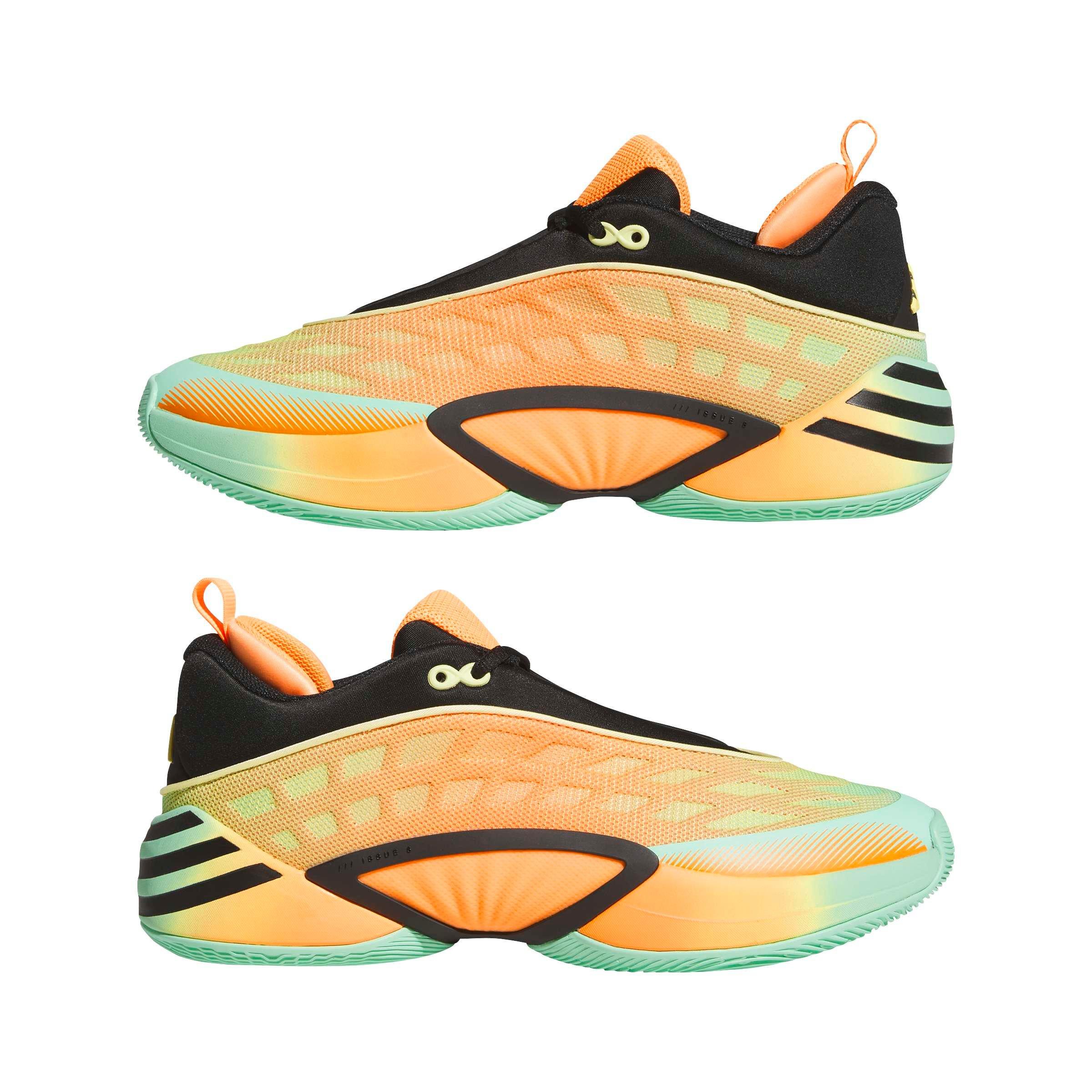 adidas D.O.N. Issue 8 "Lucid Tangerine" Men's Basketball Shoe - LUCID TANGERINE/CORE BLACK/PULSE MINT