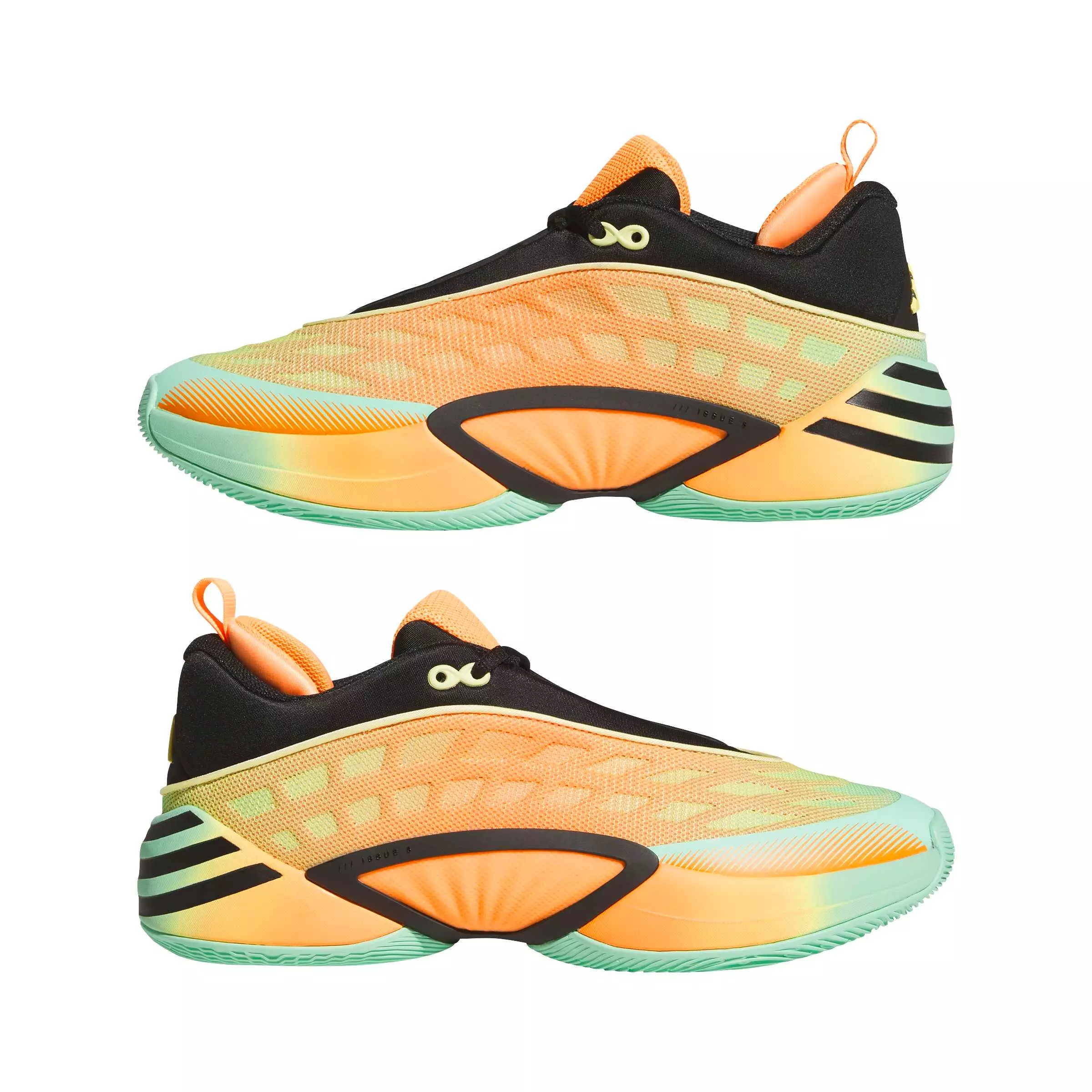 adidas D.O.N. Issue 8 "Lucid Tangerine" Men's Basketball Shoe - LUCID TANGERINE/CORE BLACK/PULSE MINT