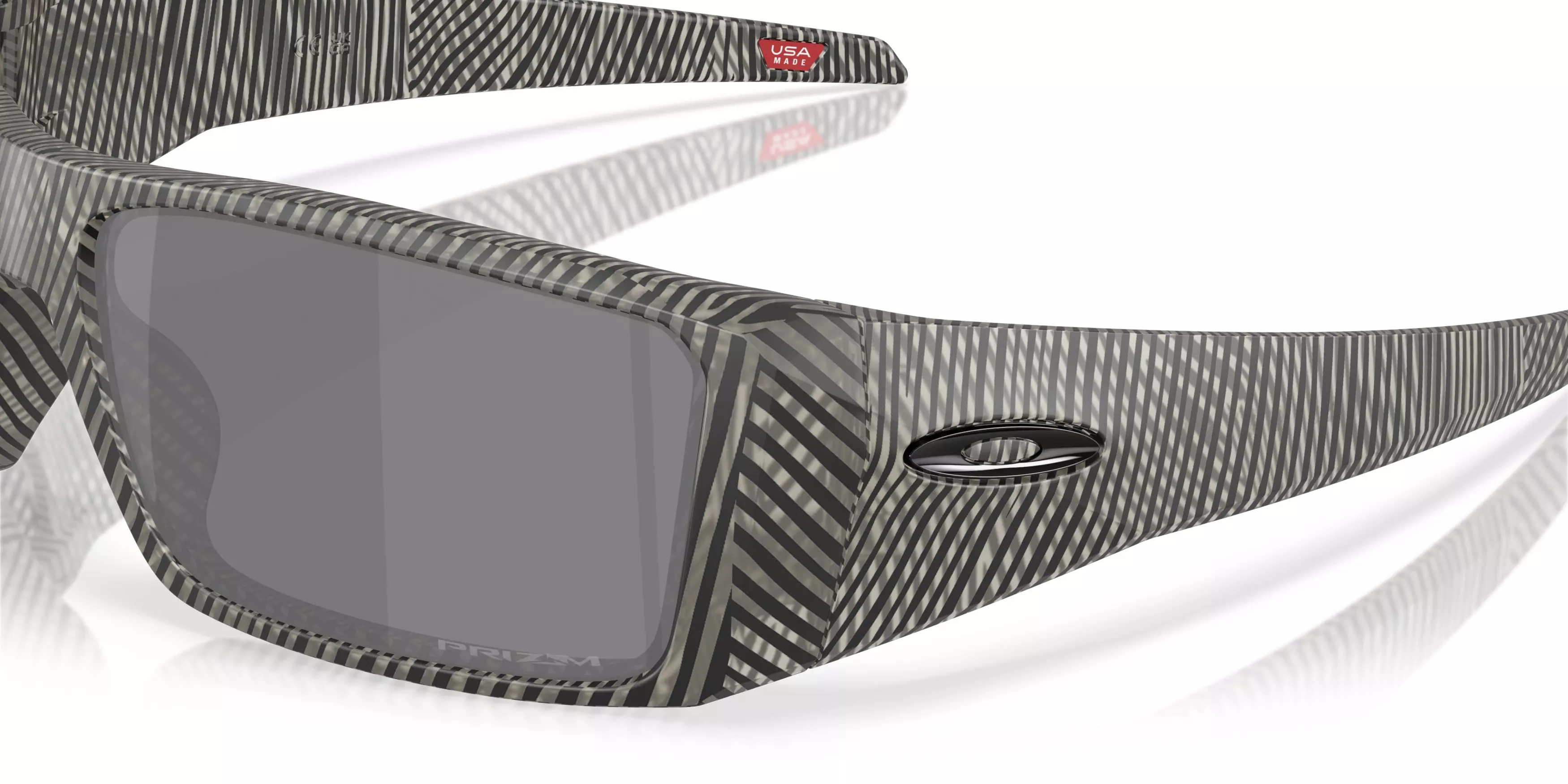 Oakley Heliostat Prizm Black Sunglasses - Matte Grey Ink - BLACK/GREY