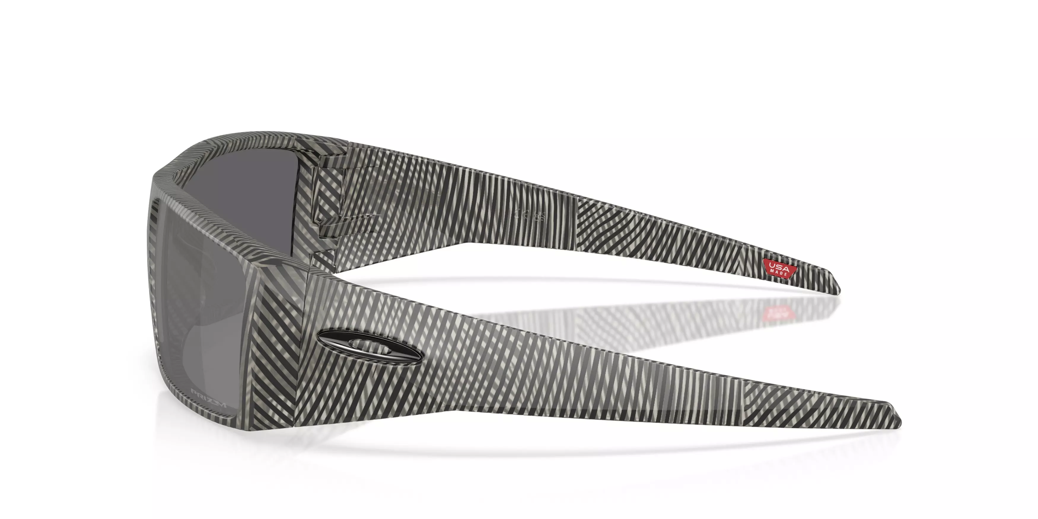 Oakley Heliostat Prizm Black Sunglasses - Matte Grey Ink - BLACK/GREY