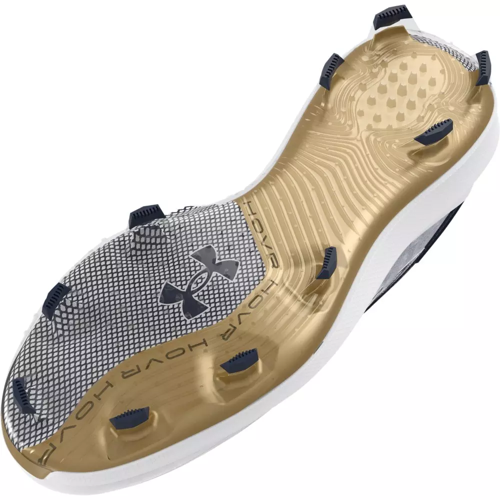 Under Armour Harper 8 Elite TPU "White/Midnight Navy" Men's Baseball Cleat - WHITE/NAVY