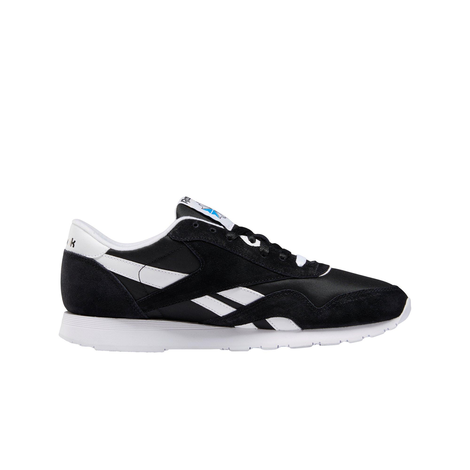 REEBOK Classic Nylon Shoes - BLACK/WHITE