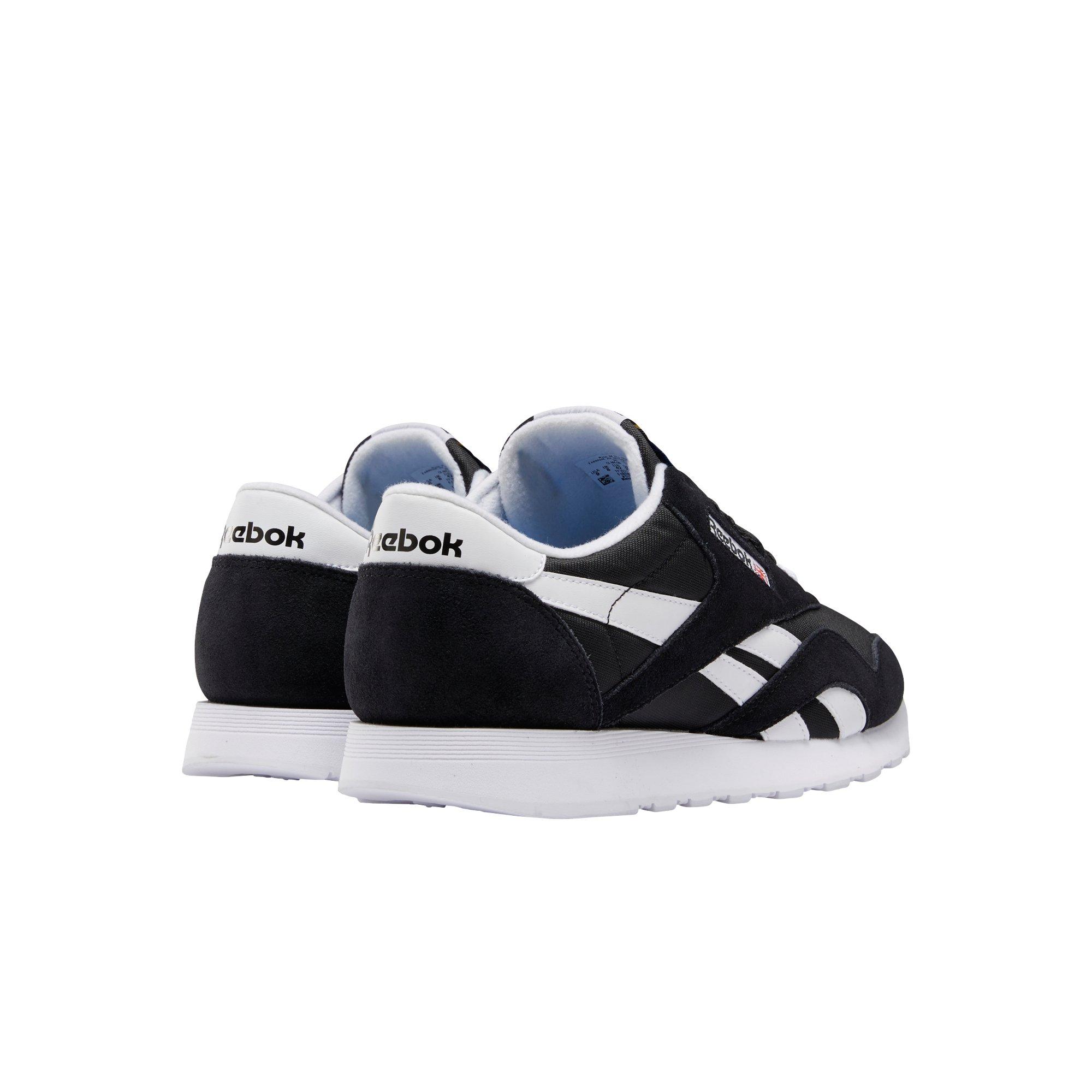 REEBOK Classic Nylon Shoes - BLACK/WHITE