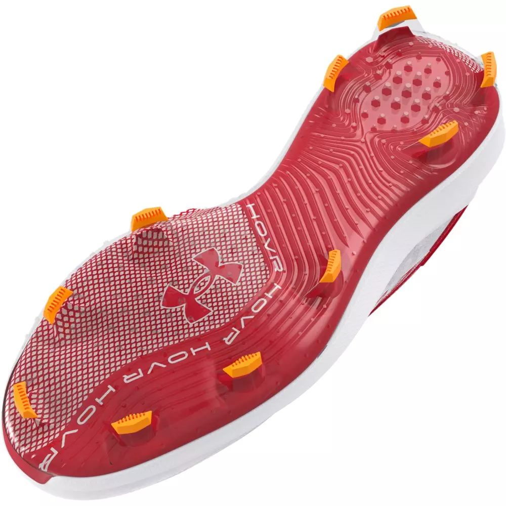 Under Armour Harper 8 Elite TPU "White/Red" Men's Baseball Cleat - WHITE/RED