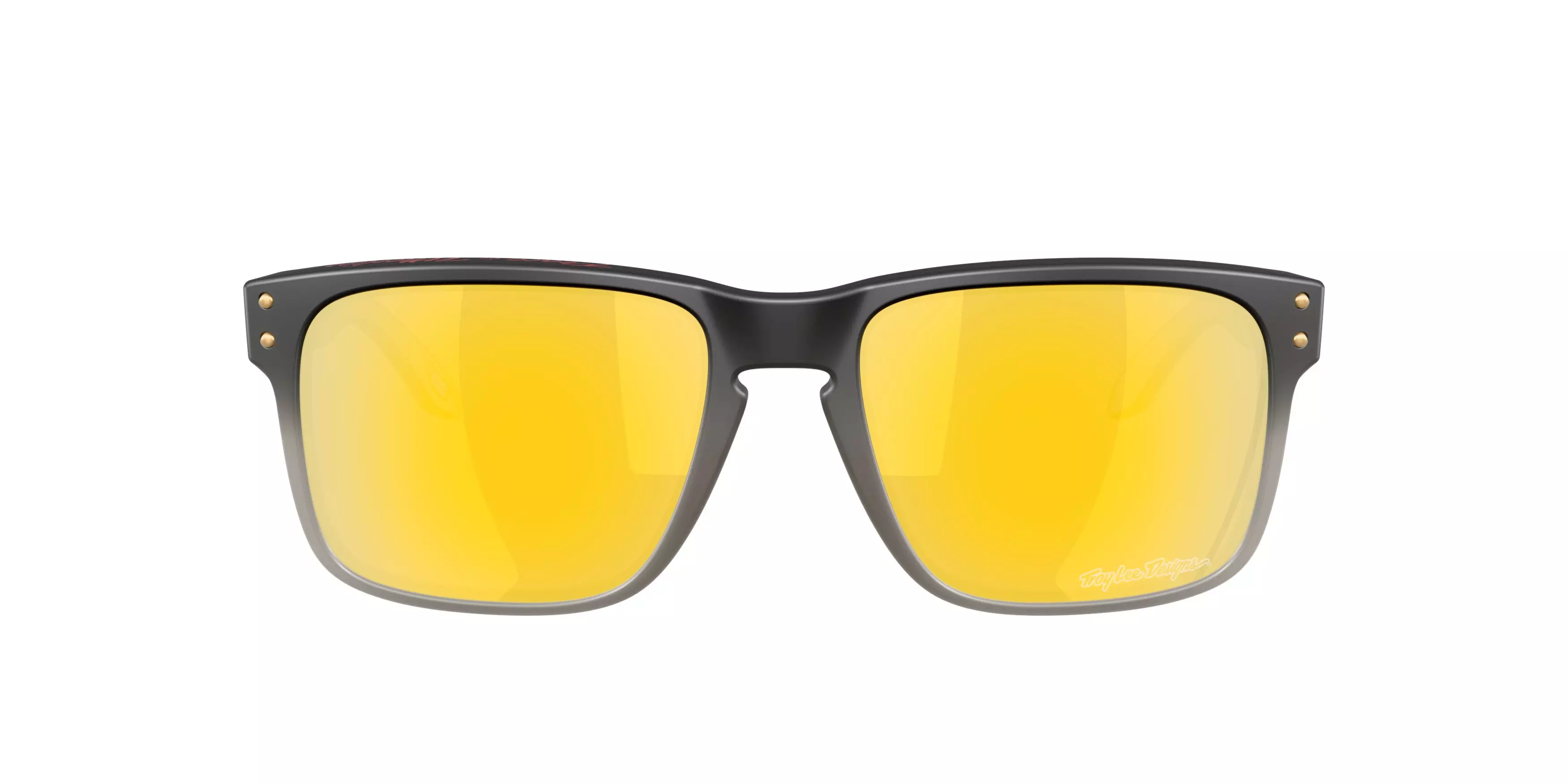 Oakley Holbrook Prizm 24K Polarized Sunglasses - Troy Lee Black - GREY/GOLD