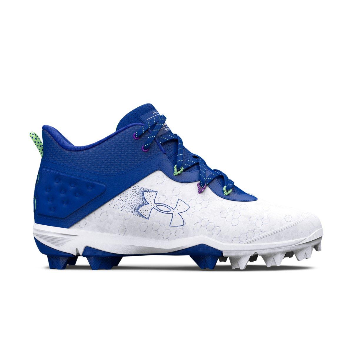 Under Armour Baseball Cleats Men\'s  Harper 8 low ST White Royal Shoes Size 15 s-l400.jpg main image 4