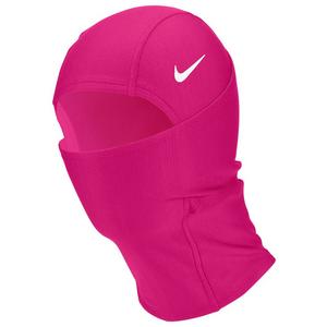 Nike Big Kids' Pro Hyperwarm Hood Football Balaclava - Pink/White