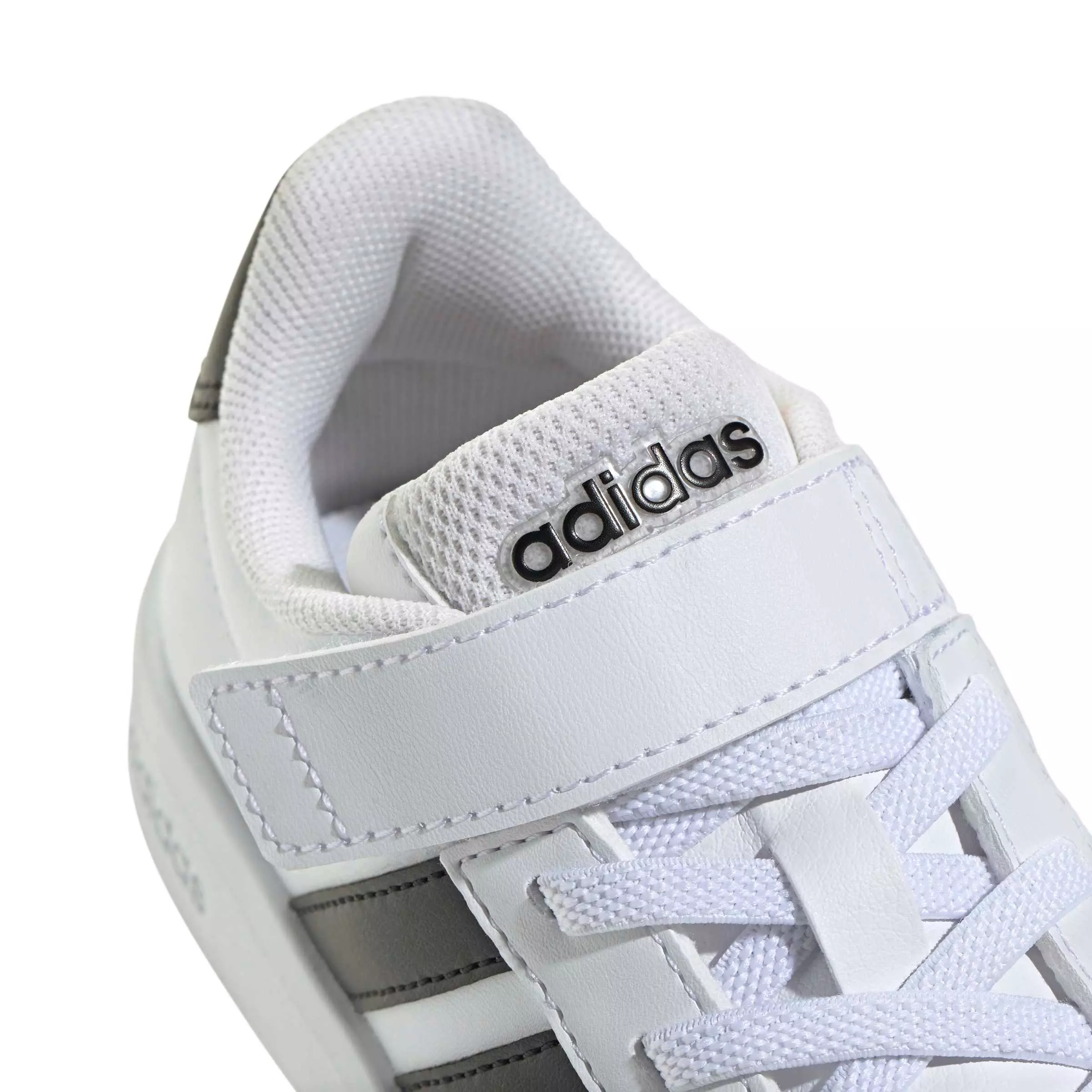 adidas Grand Court 3.0 "Ftwr White/Core Black/Ftwr White" Preschool Boys' Shoe - WHITE/BLACK/WHITE