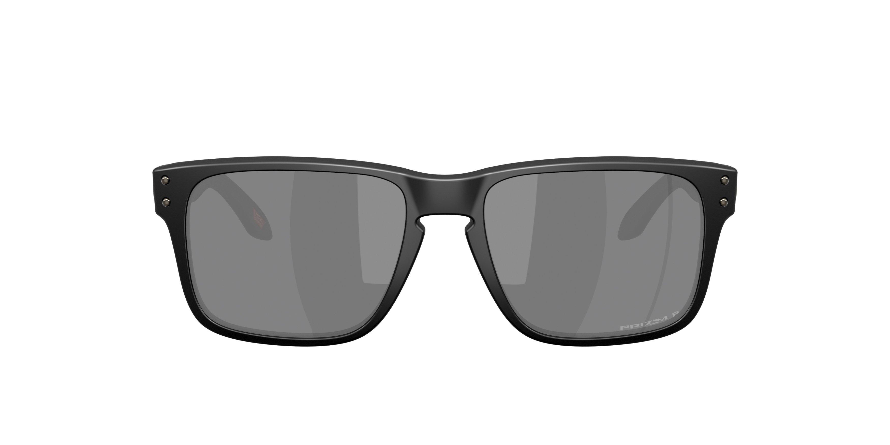 Oakley Holbrook S Prizm Black Polarized Sunglasses - Matte Black - BLACK/GREY Thumbnail View 3