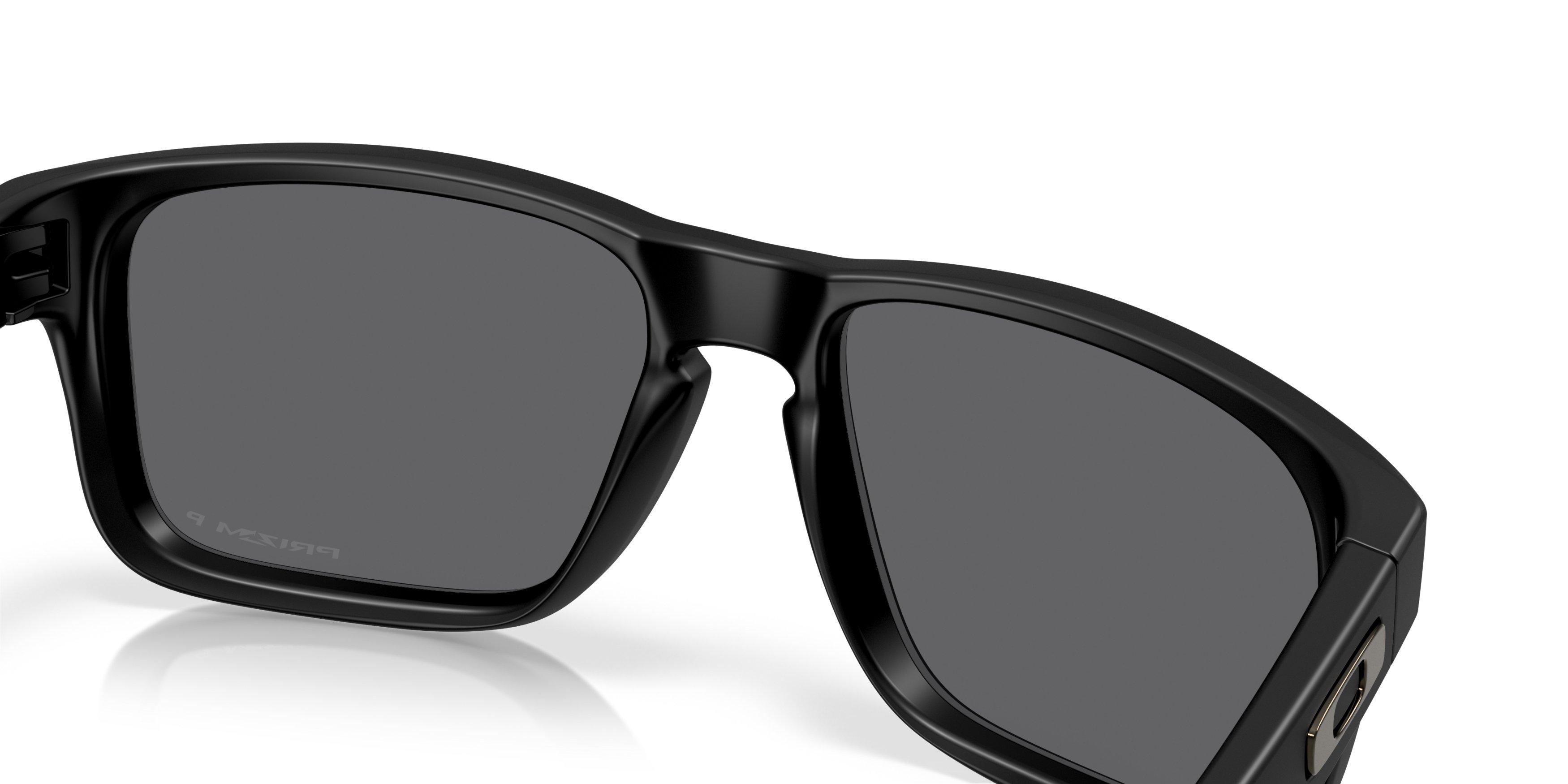 Oakley Holbrook S Prizm Black Polarized Sunglasses - Matte Black - BLACK/GREY Thumbnail View 6