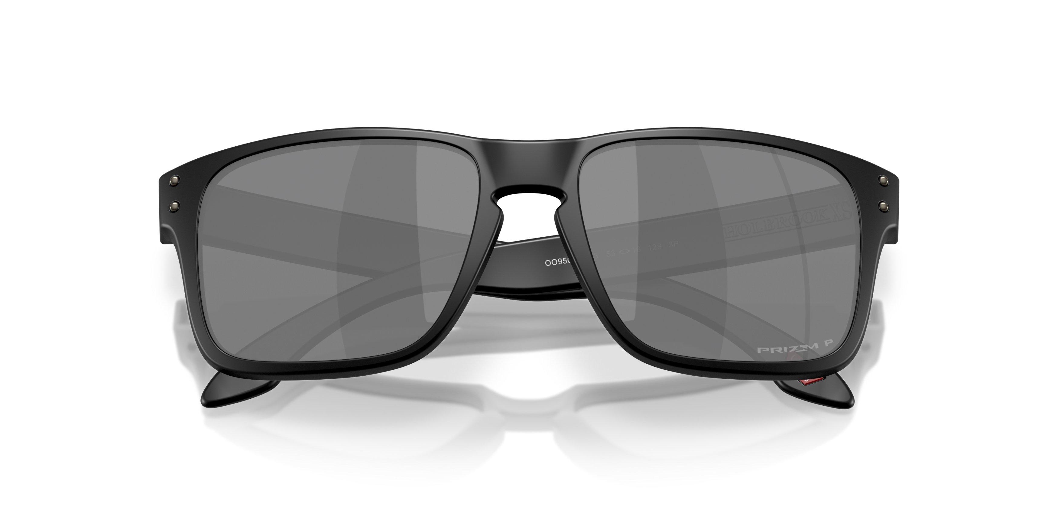 Oakley Holbrook S Prizm Black Polarized Sunglasses - Matte Black - BLACK/GREY Thumbnail View 7