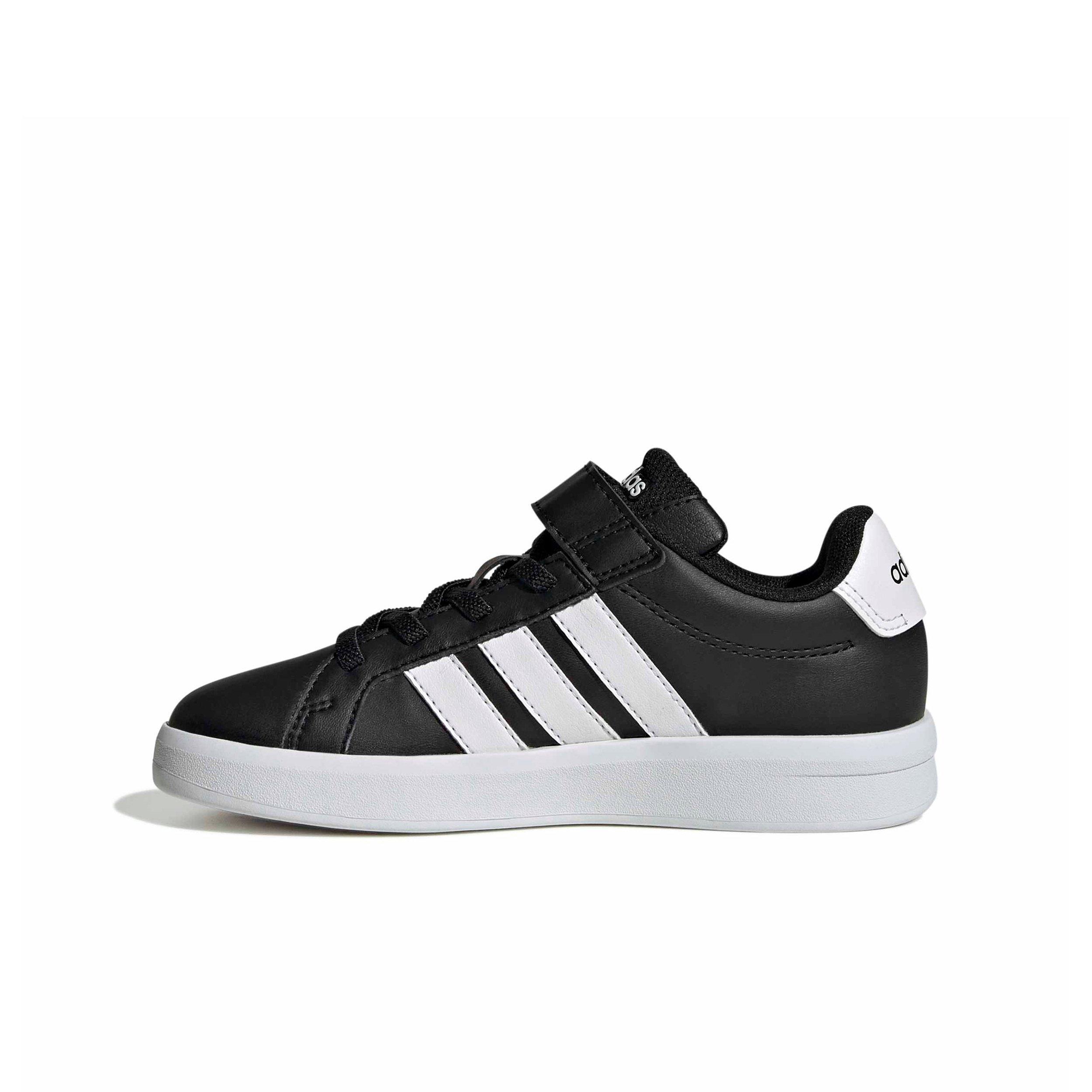 adidas Grand Court 3.0 "Core Black/Ftwr White/Ftwr White" Preschool Boys' Shoe - BLACK/WHITE/WHITE