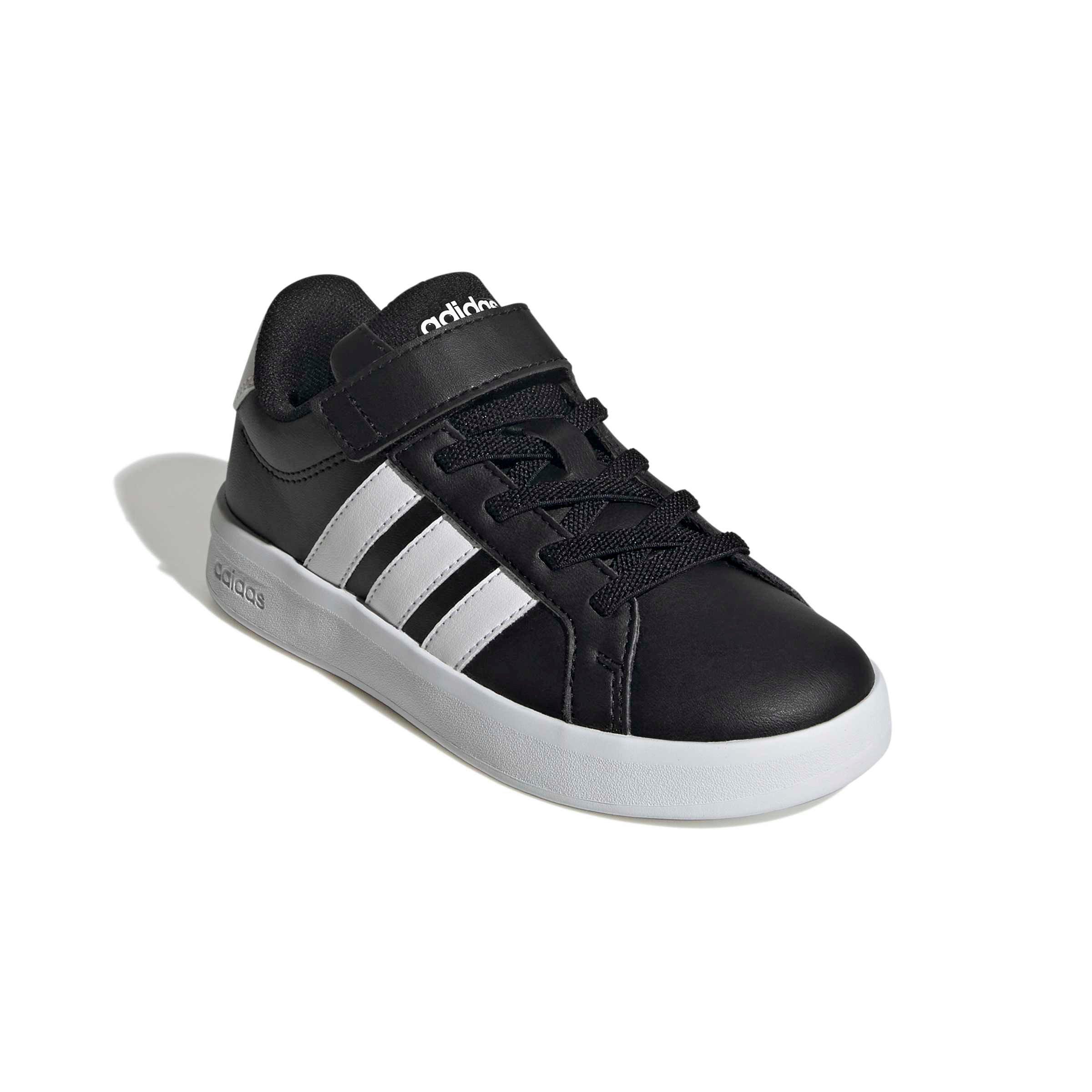 adidas Grand Court 3.0 "Core Black/Ftwr White/Ftwr White" Preschool Boys' Shoe - BLACK/WHITE/WHITE