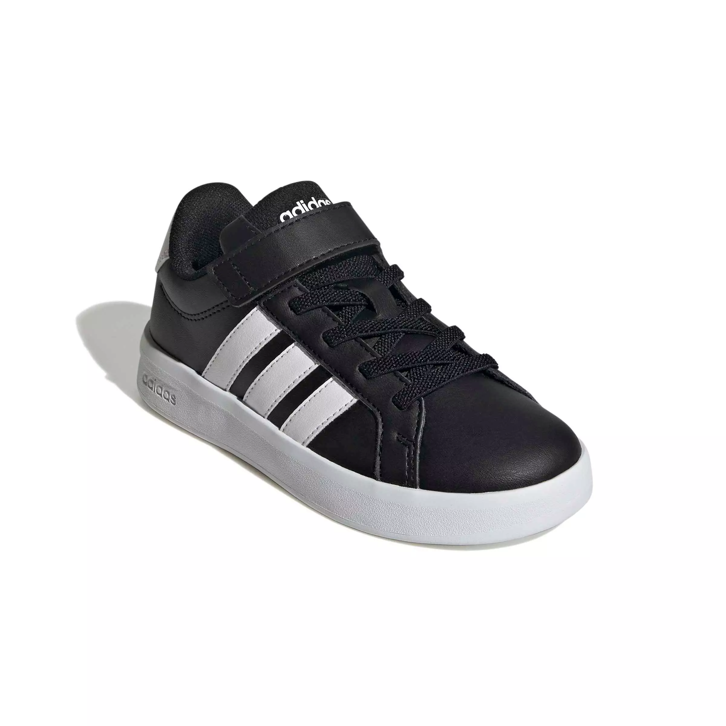 adidas Grand Court 3.0 "Core Black/Ftwr White/Ftwr White" Preschool Boys' Shoe - BLACK/WHITE/WHITE