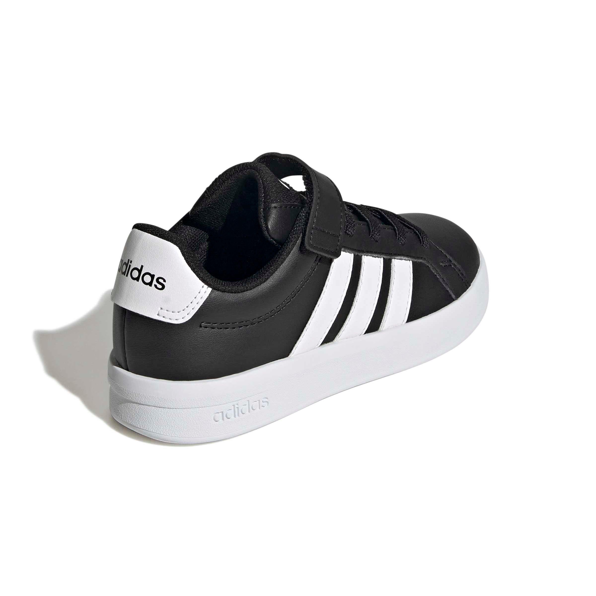 adidas Grand Court 3.0 "Core Black/Ftwr White/Ftwr White" Preschool Boys' Shoe - BLACK/WHITE/WHITE