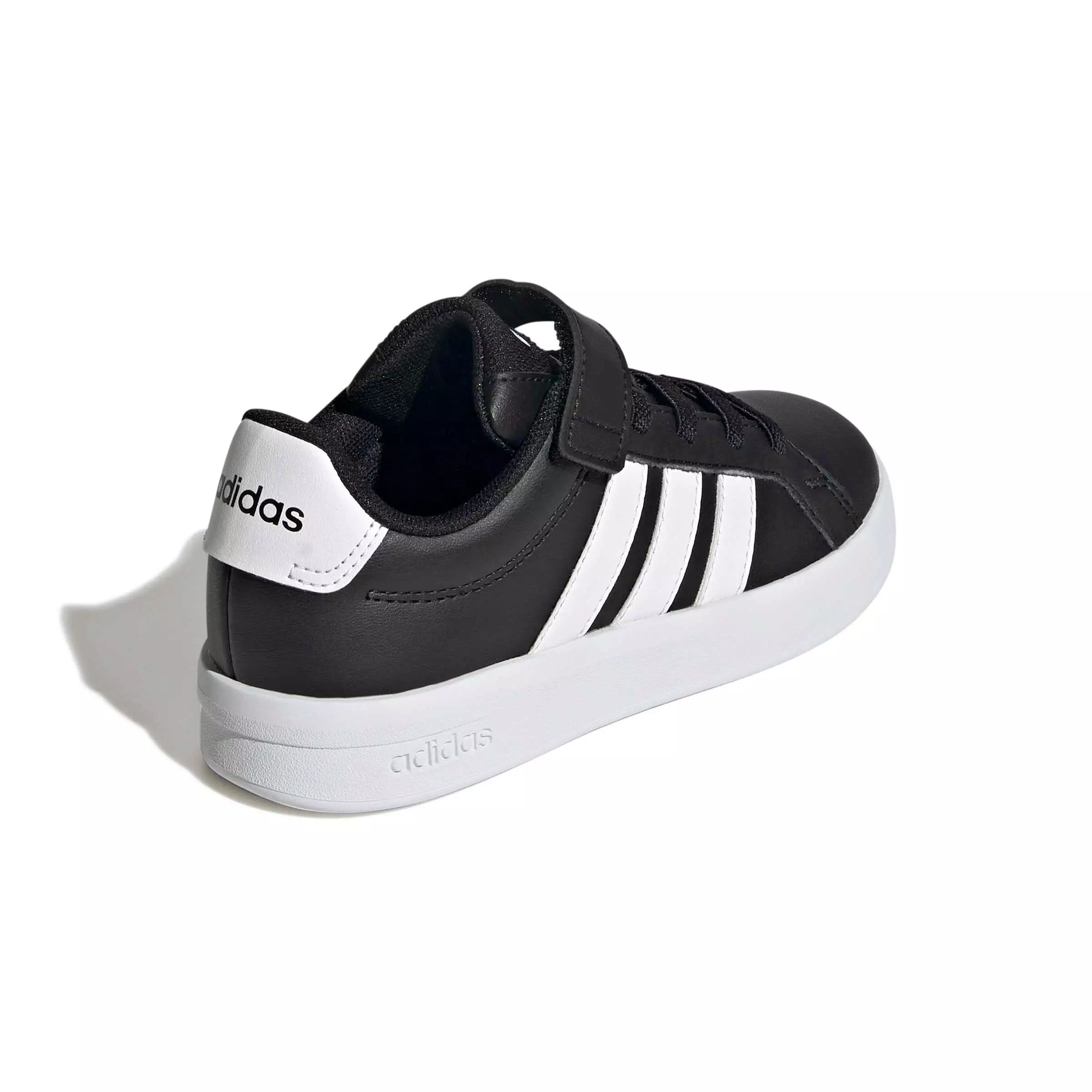 adidas Grand Court 3.0 "Core Black/Ftwr White/Ftwr White" Preschool Boys' Shoe - BLACK/WHITE/WHITE