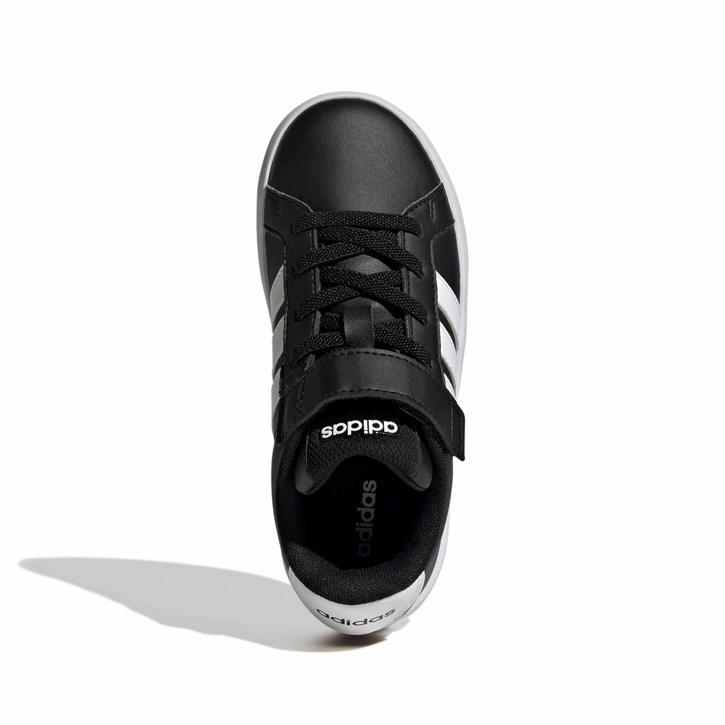 adidas Grand Court 3.0 "Core Black/Ftwr White/Ftwr White" Preschool Boys' Shoe - BLACK/WHITE/WHITE