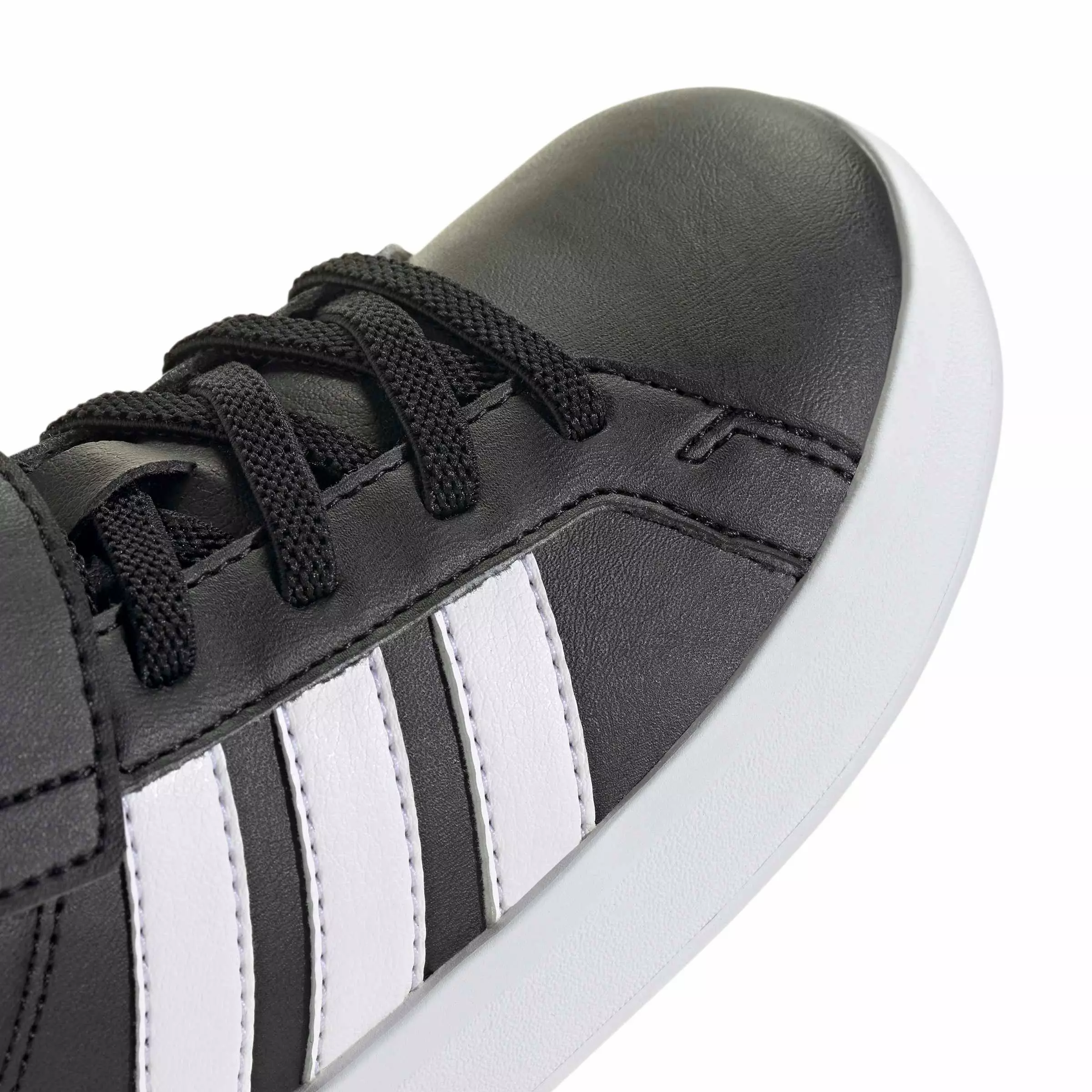adidas Grand Court 3.0 "Core Black/Ftwr White/Ftwr White" Preschool Boys' Shoe - BLACK/WHITE/WHITE