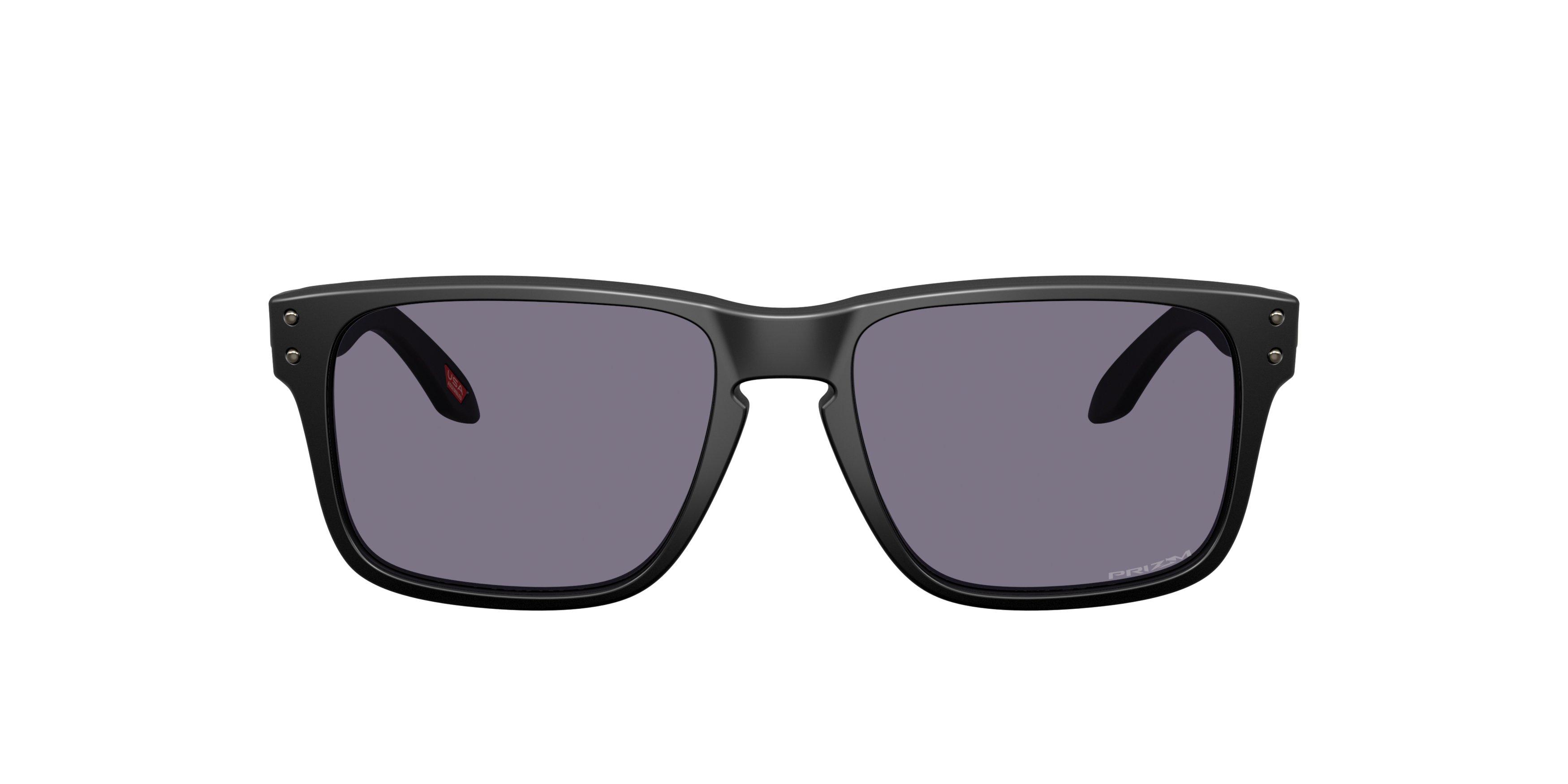 Oakley Holbrook S Prizm Grey Sunglasses - Matte Black - BLACK/GREY Thumbnail View 3