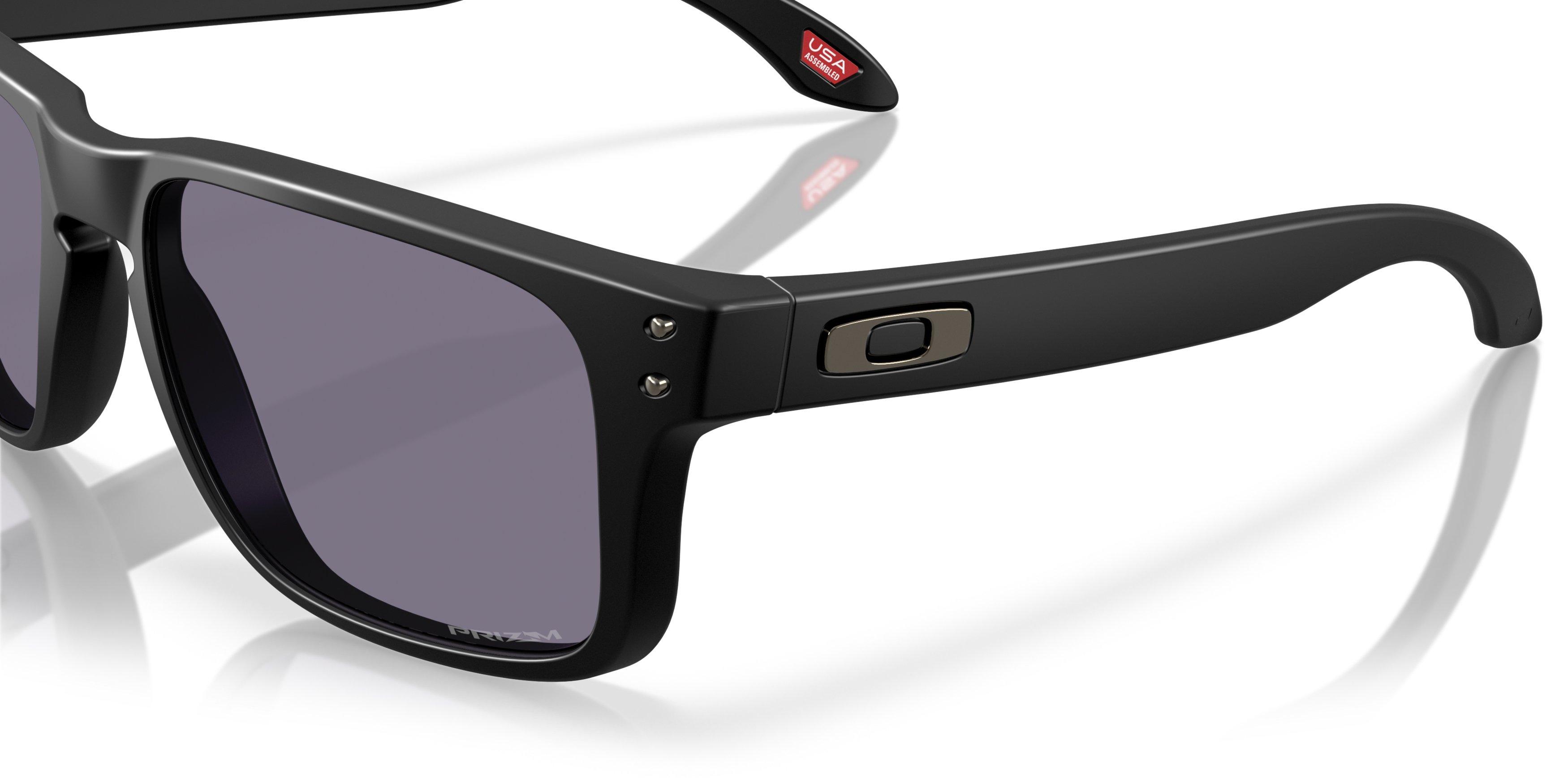 Oakley Holbrook S Prizm Grey Sunglasses - Matte Black - BLACK/GREY Thumbnail View 5